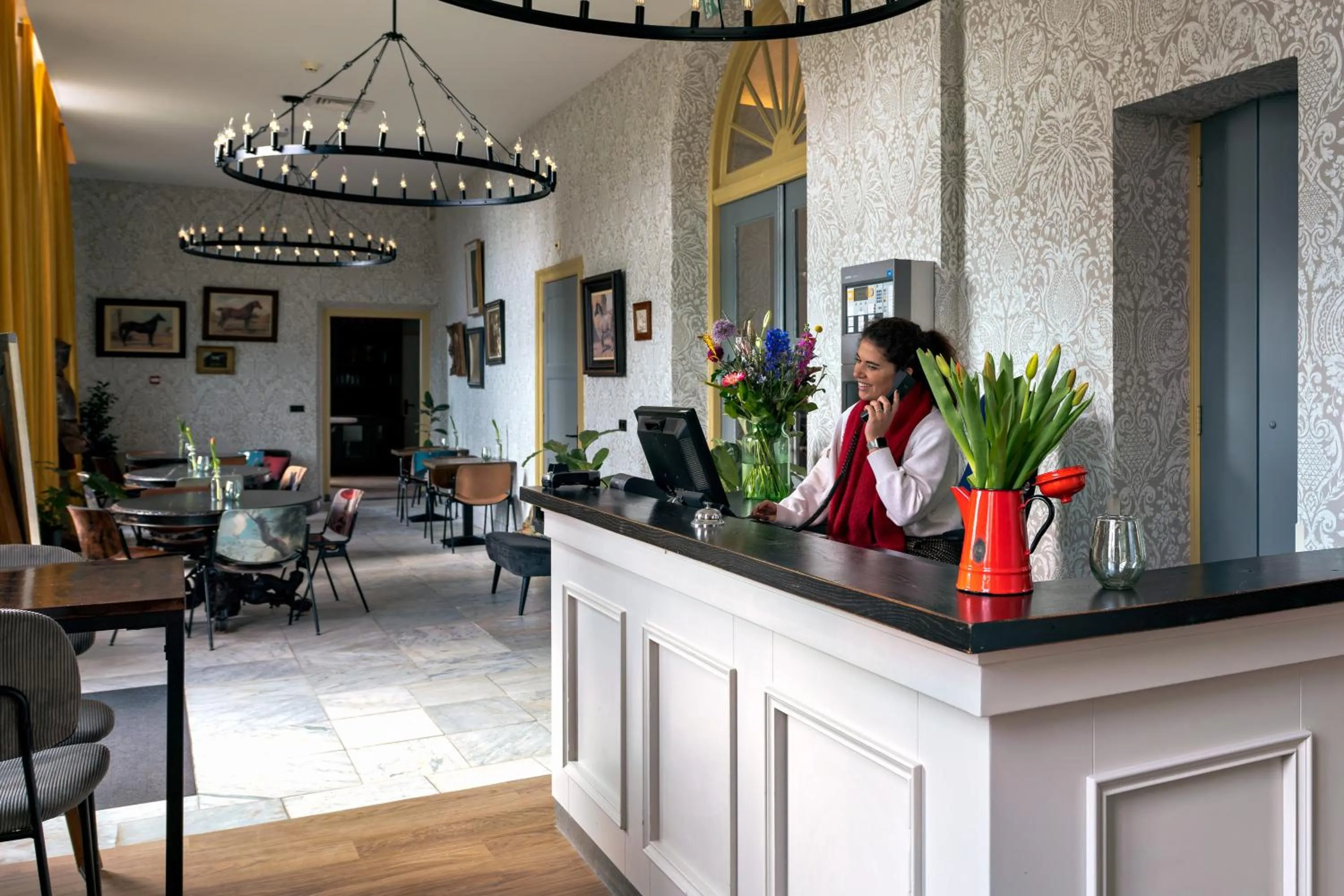 Lobby or reception in Stayokay Hostel Domburg