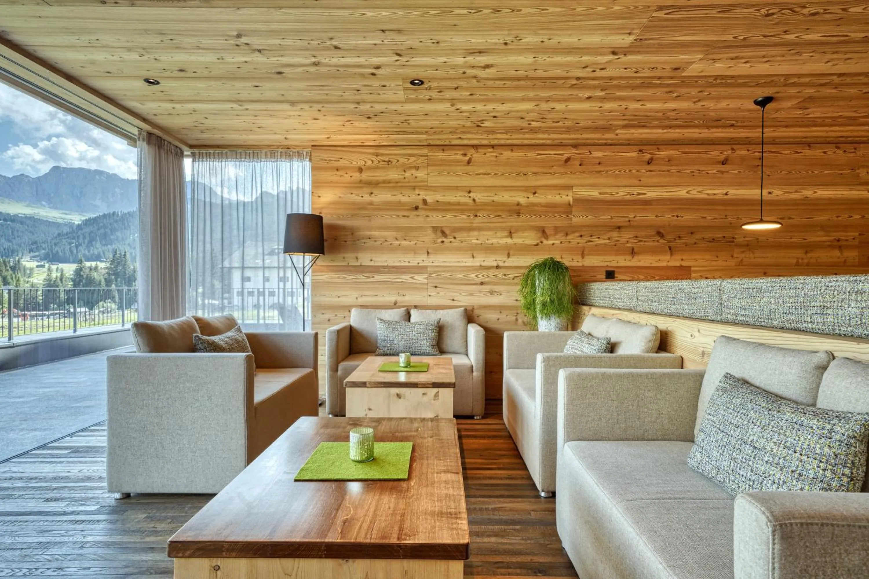 Living room in Brunelle Seiser Alm Lodge