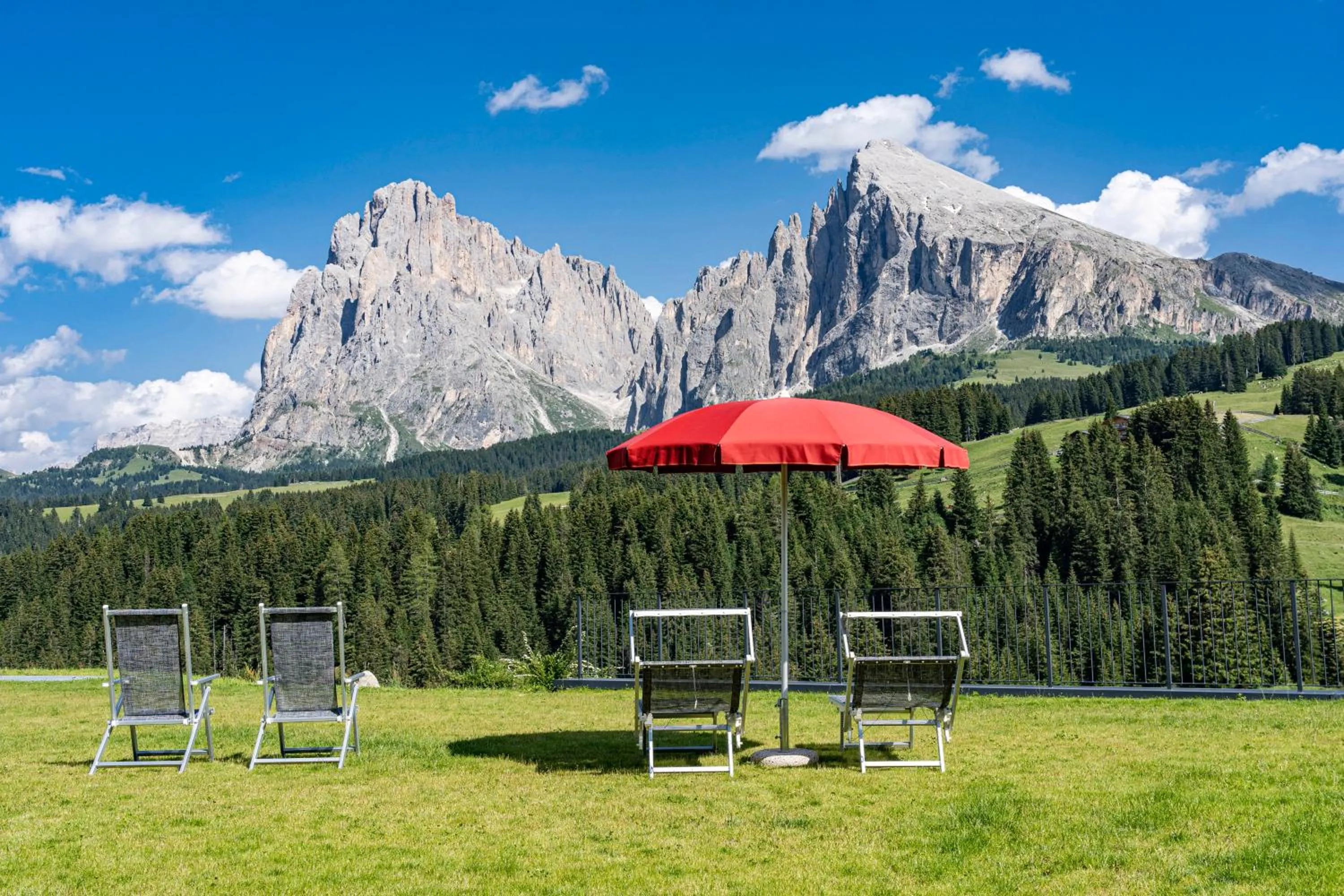 Natural landscape in Brunelle Seiser Alm Lodge
