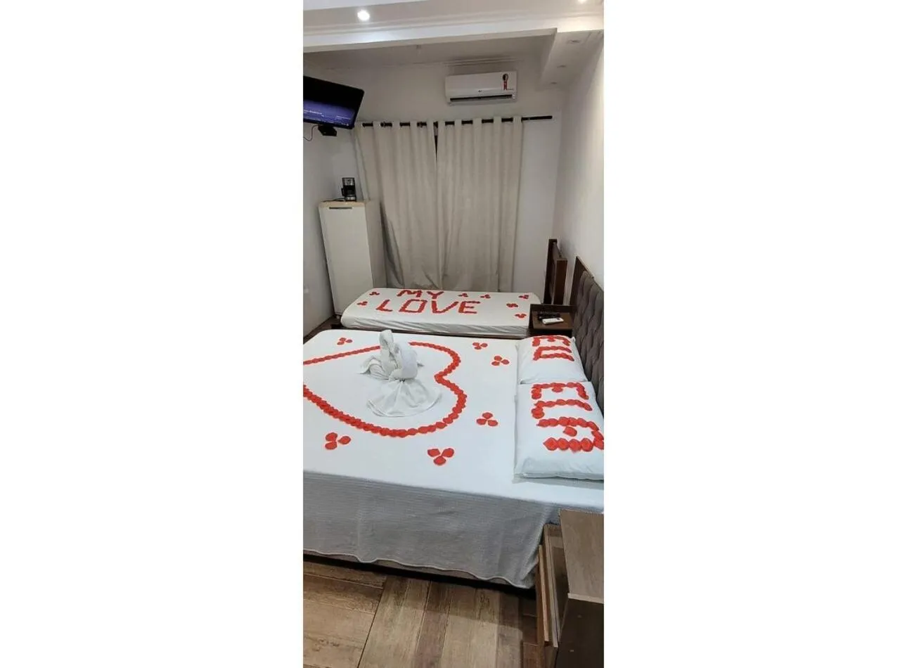 Property building, Bed in Pousada Ninho da Coruja