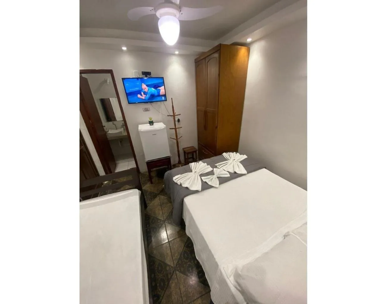 Property building, Bed in Pousada Ninho da Coruja