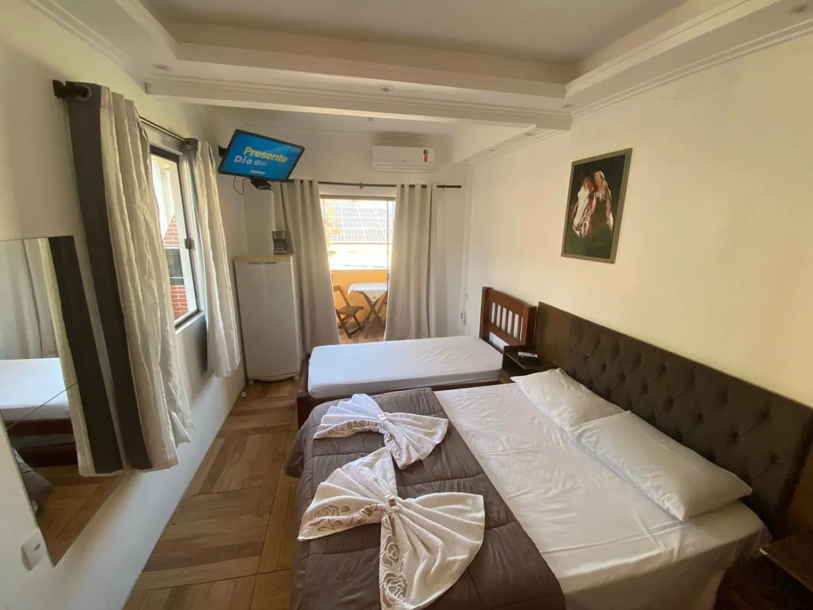 Property building, Bed in Pousada Ninho da Coruja