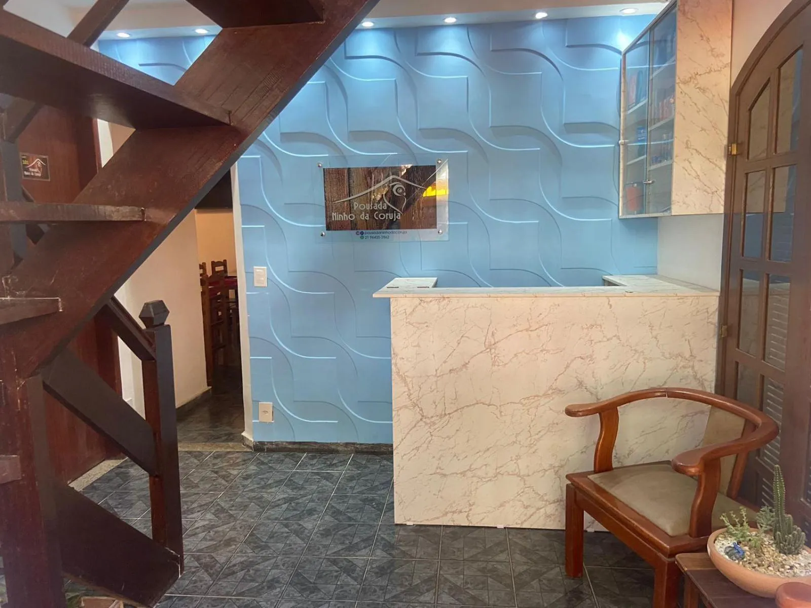 Lobby or reception in Pousada Ninho da Coruja