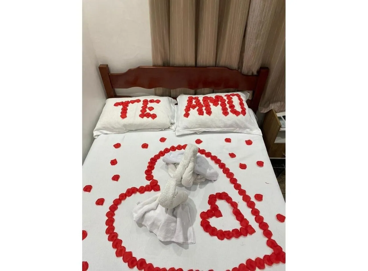 Property building, Bed in Pousada Ninho da Coruja