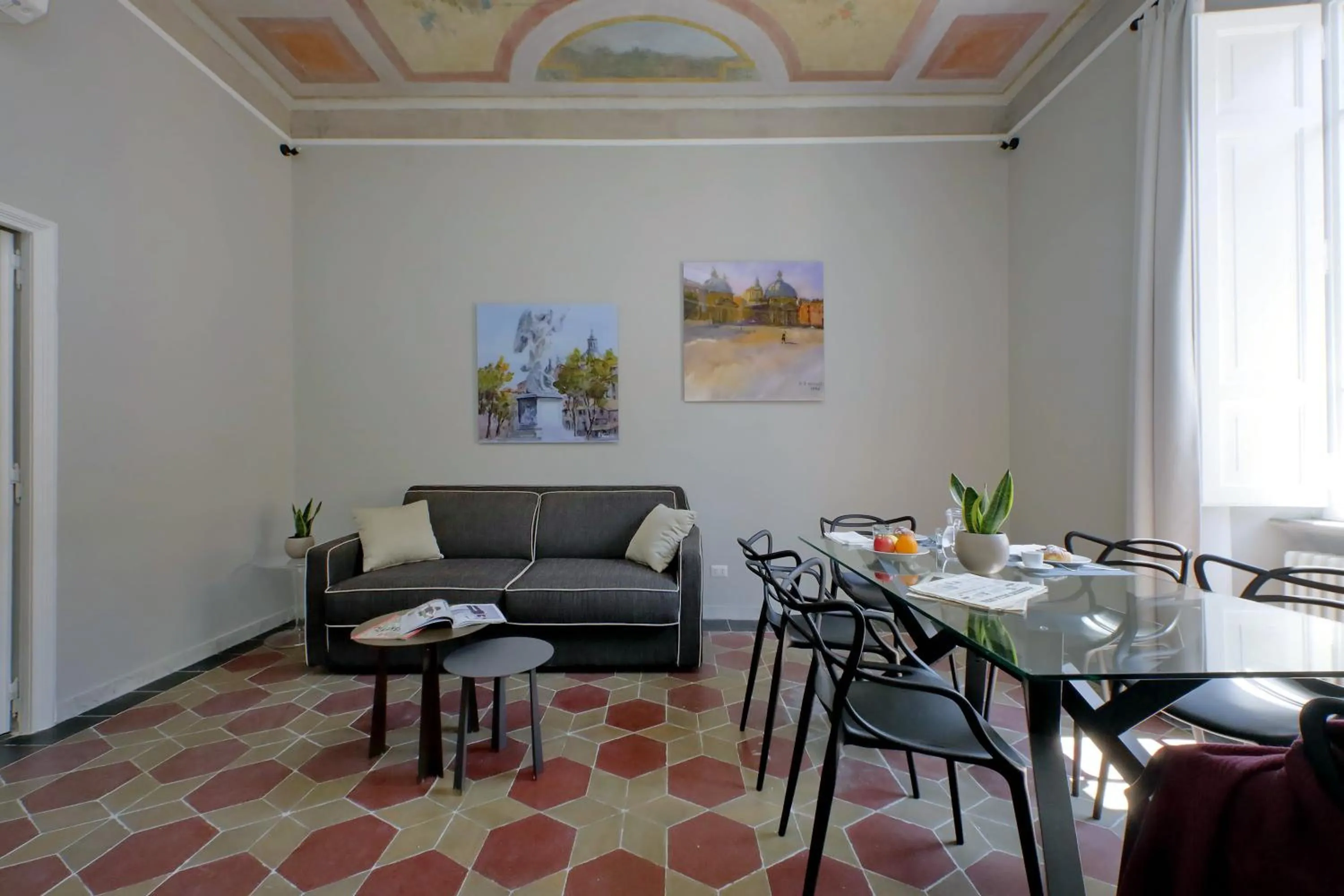 Dining area in Monti Apartments - My Extra Home