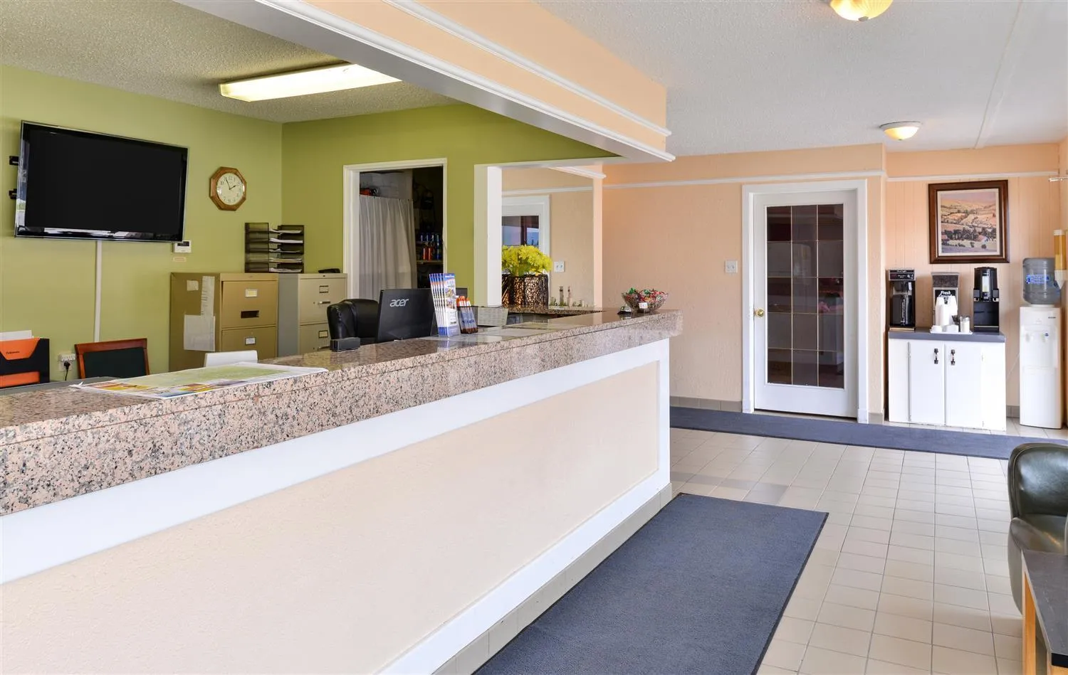Lobby or reception in Canadas Best Value Inn Whitecourt