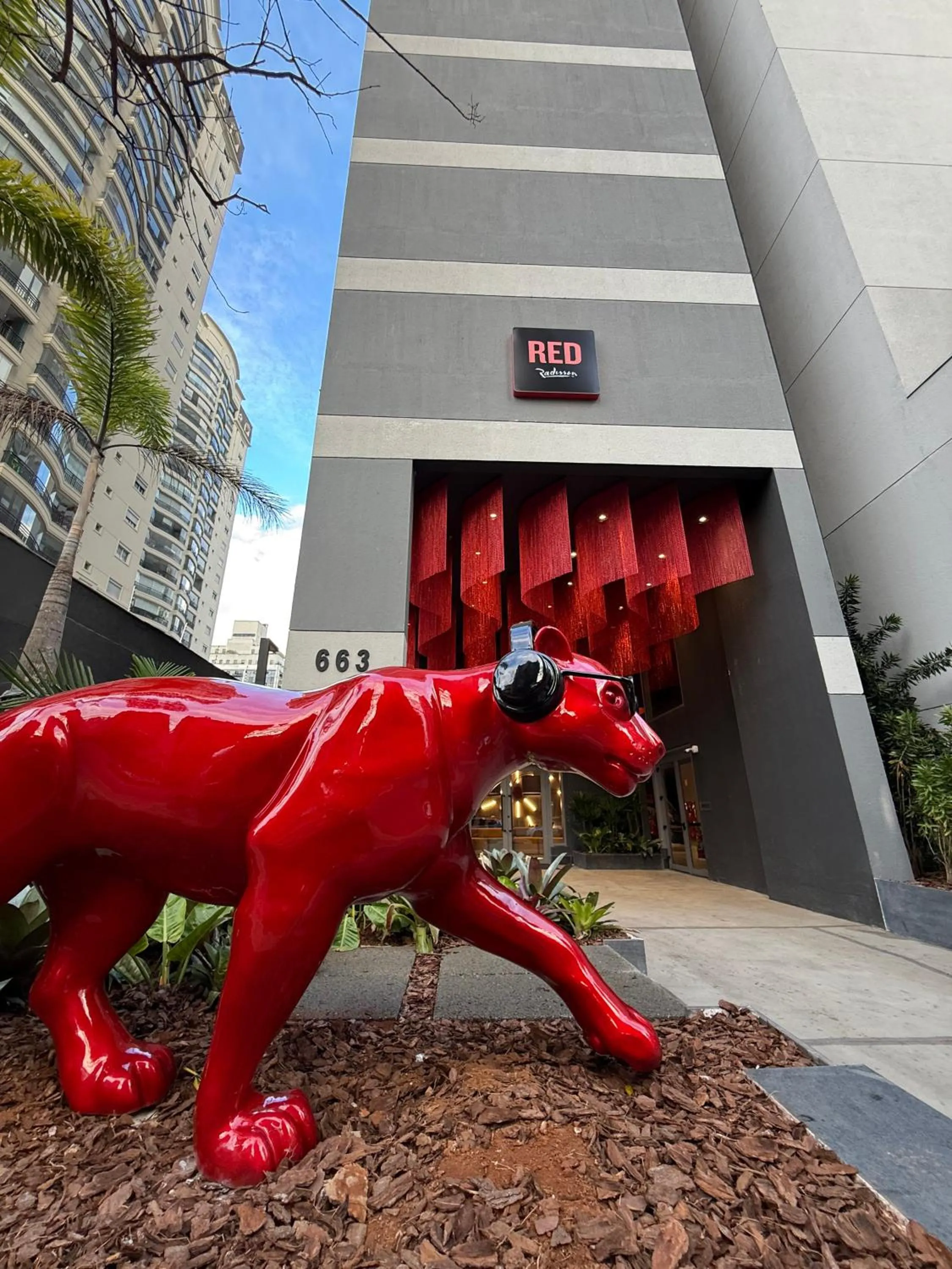 Facade/entrance in Radisson RED Ibirapuera