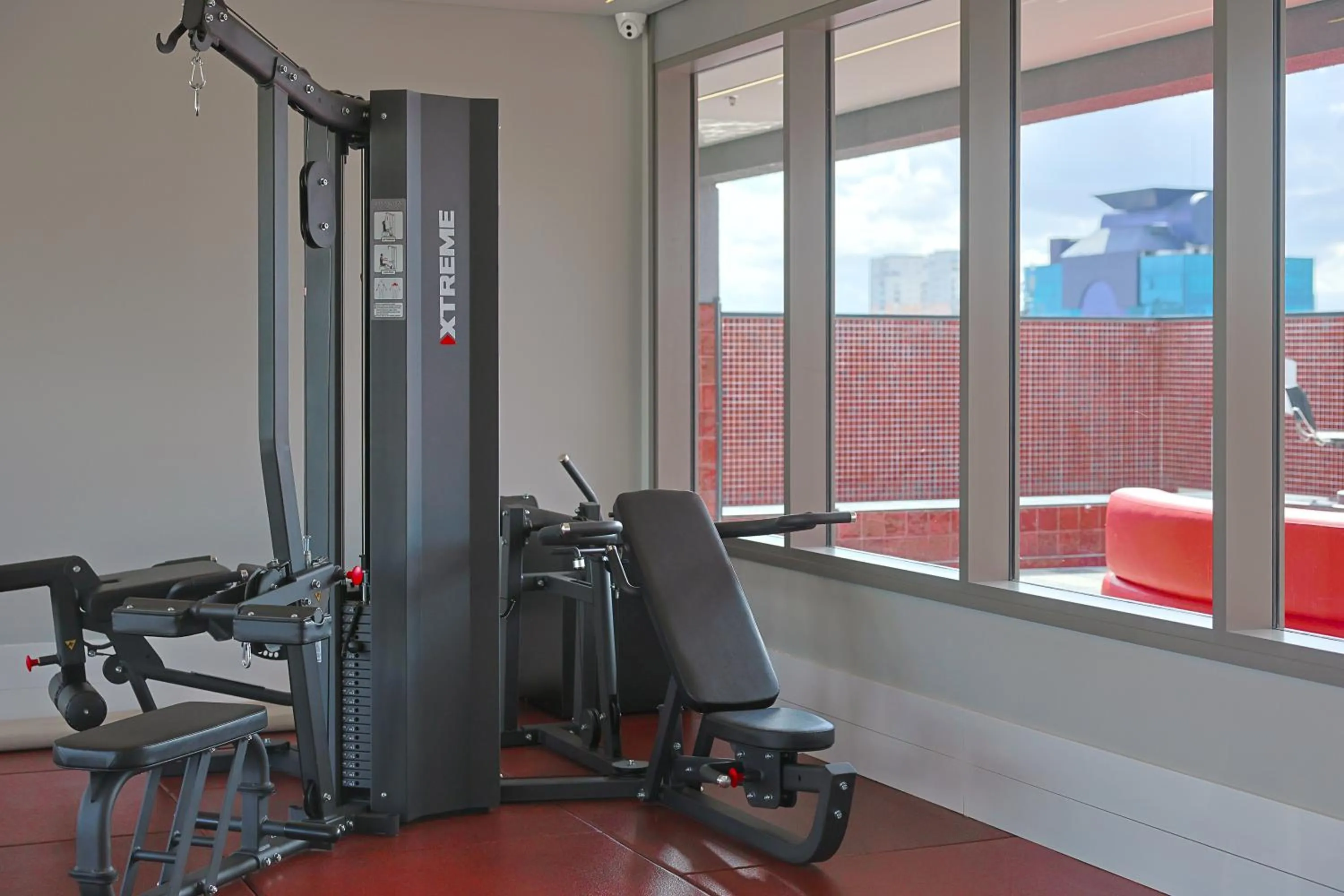Fitness centre/facilities in Radisson RED Ibirapuera