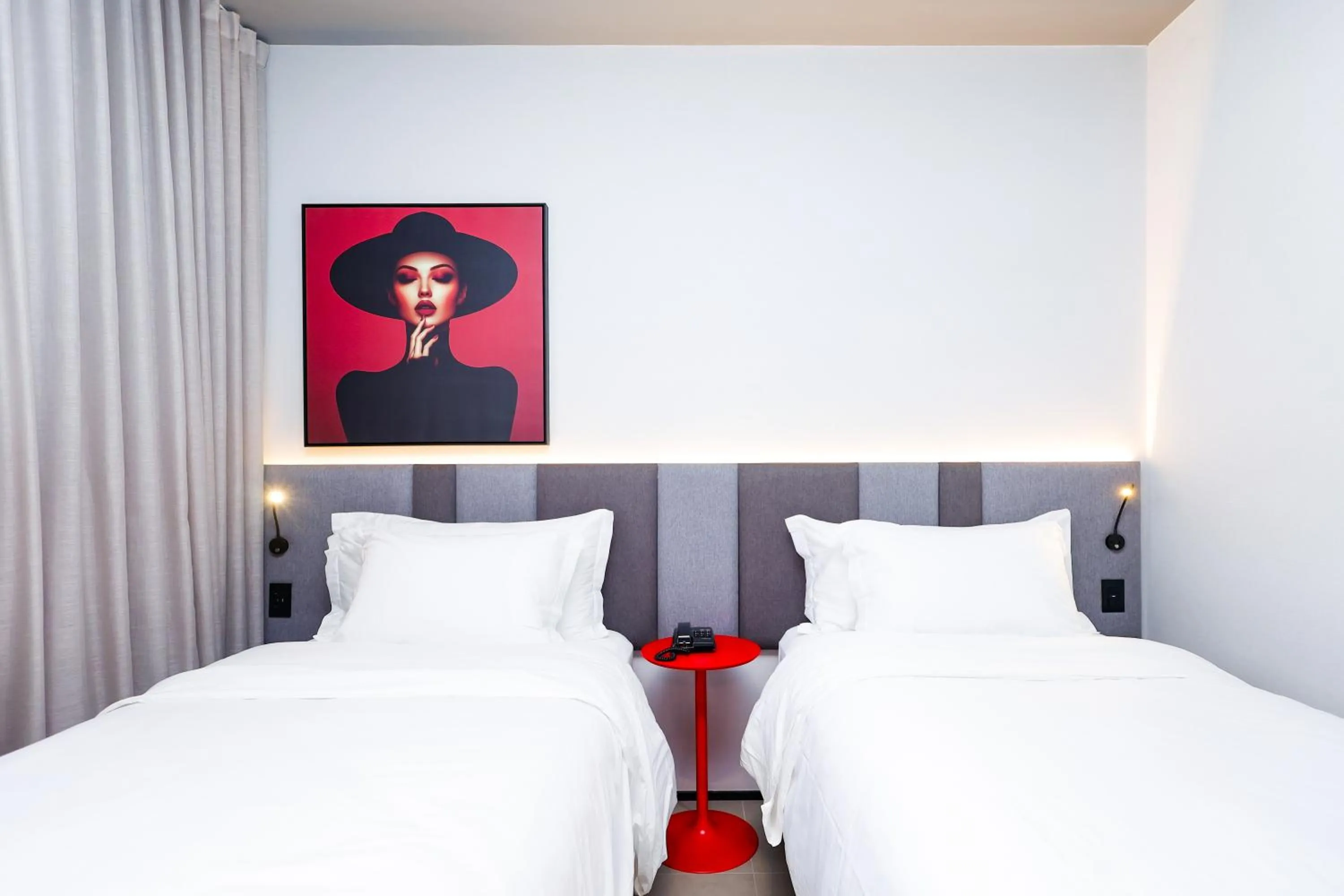 Bed in Radisson RED Ibirapuera