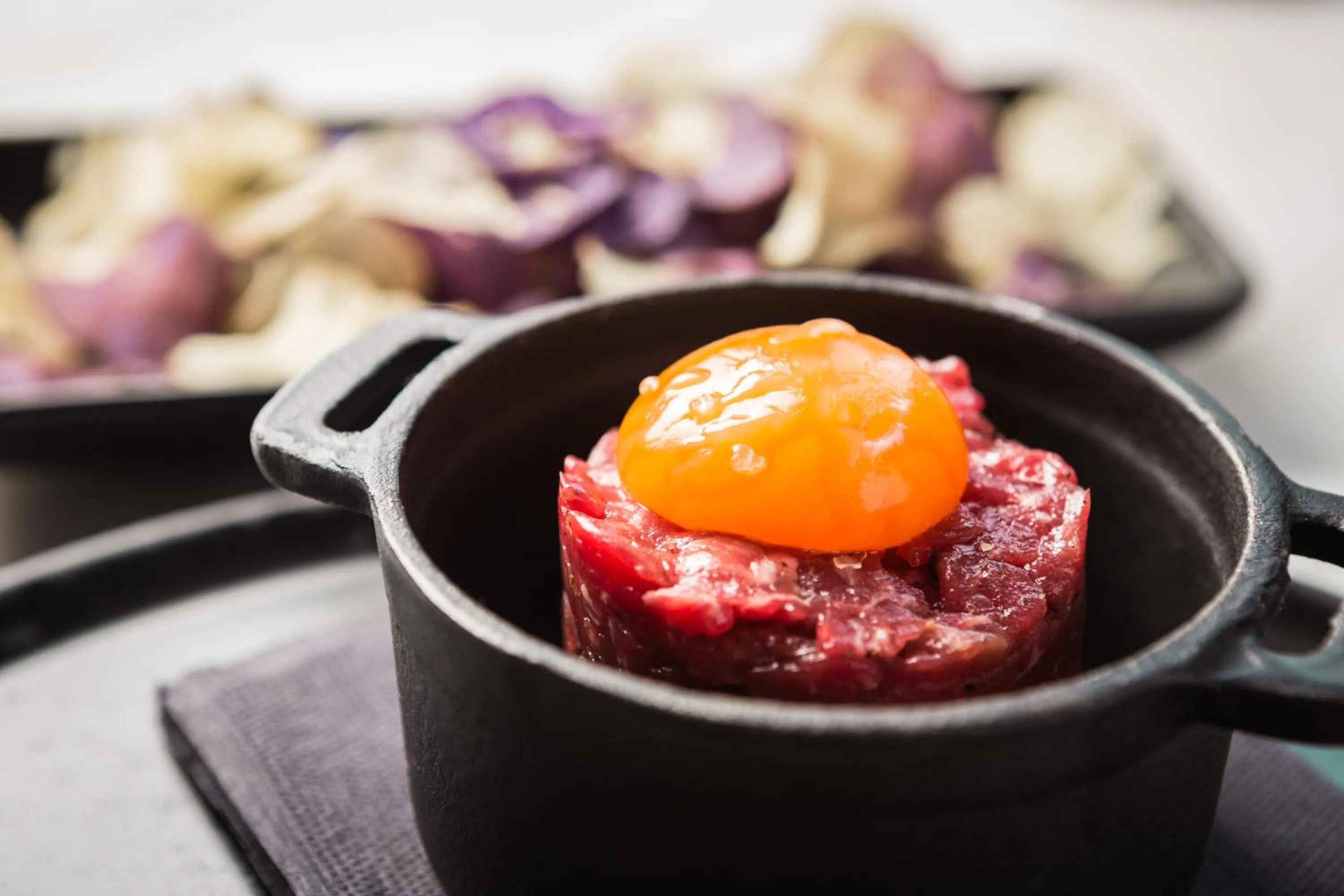 Food close-up in Coppersmith Hotel