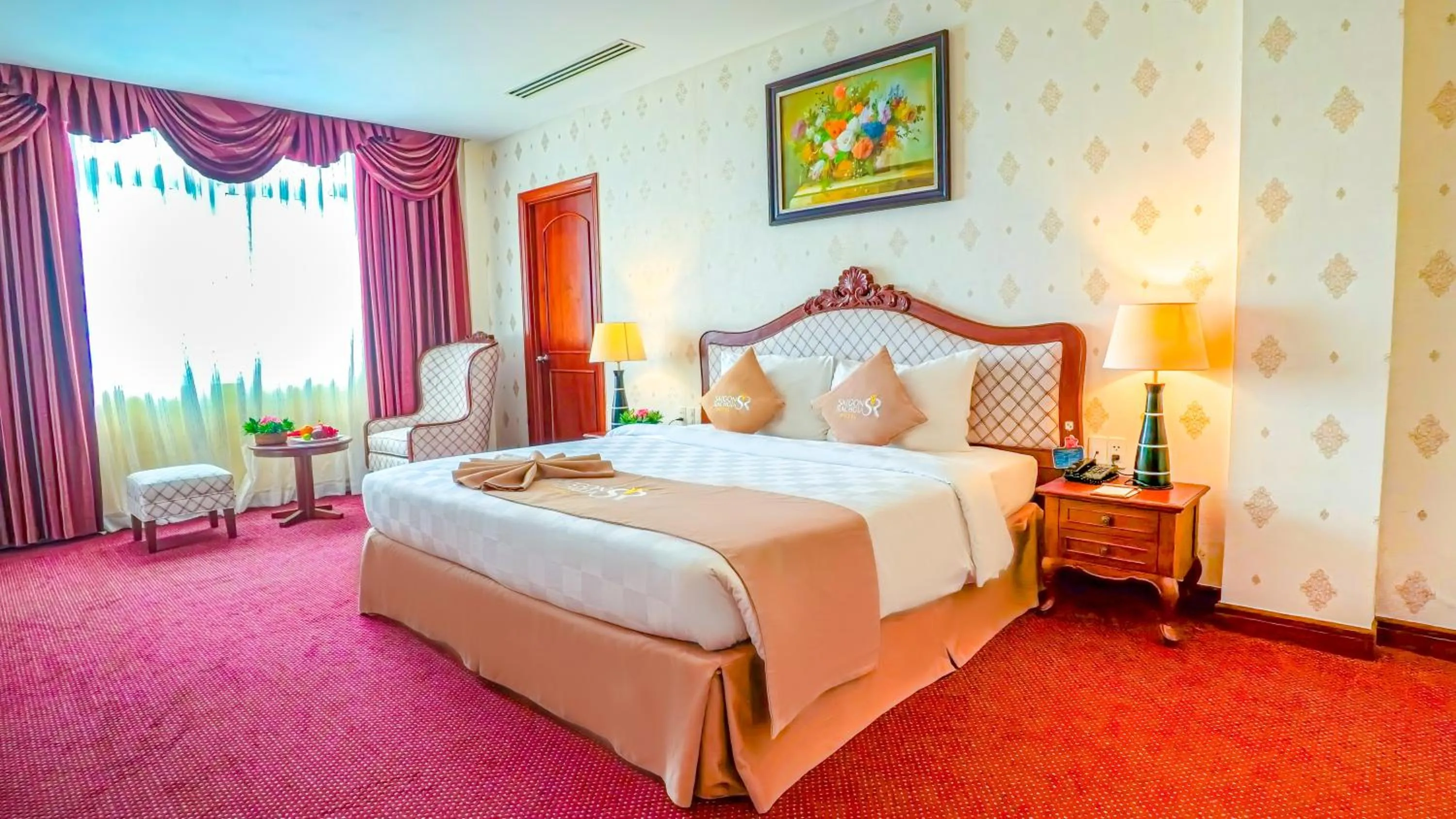 Bed in Sai Gon Rach Gia Hotel