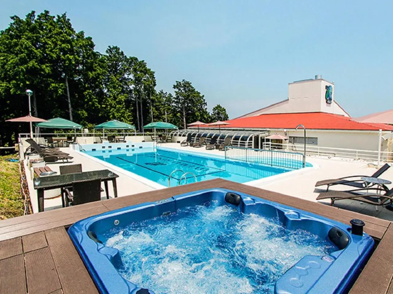 Swimming pool in LiVEMAX RESORT Ito Kawana Swimming pool in LiVEMAX RESORT Ito Kawana