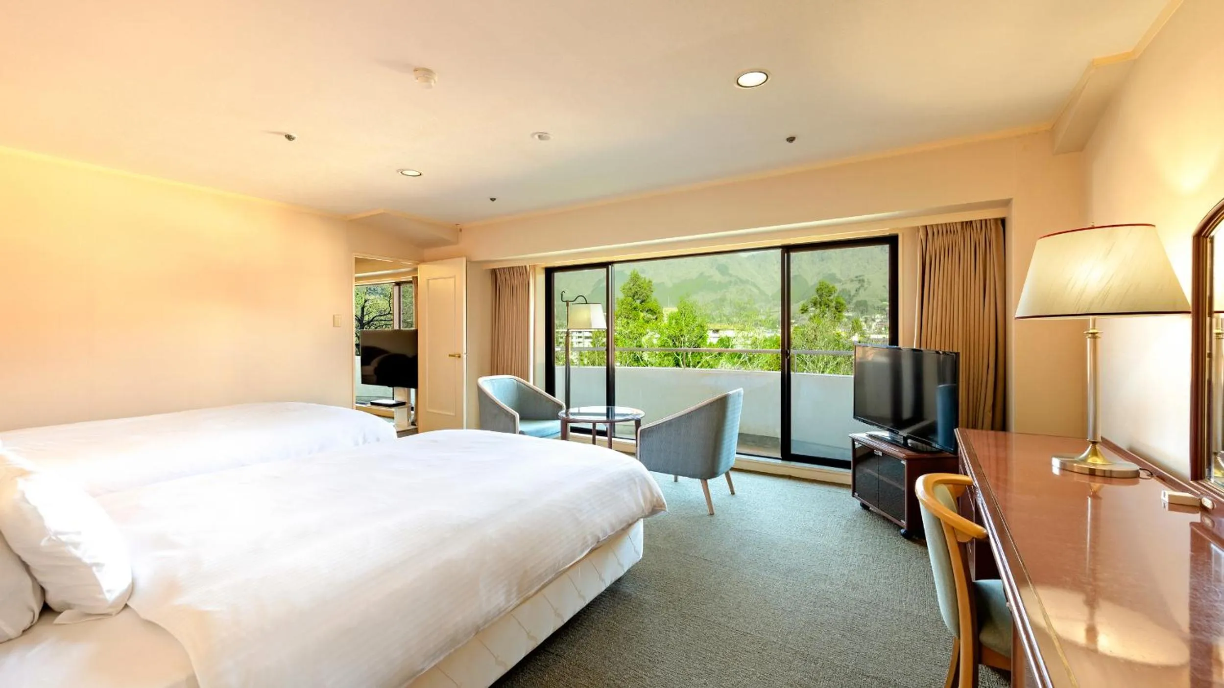 Bed in EN RESORT Re'Cove Hakone