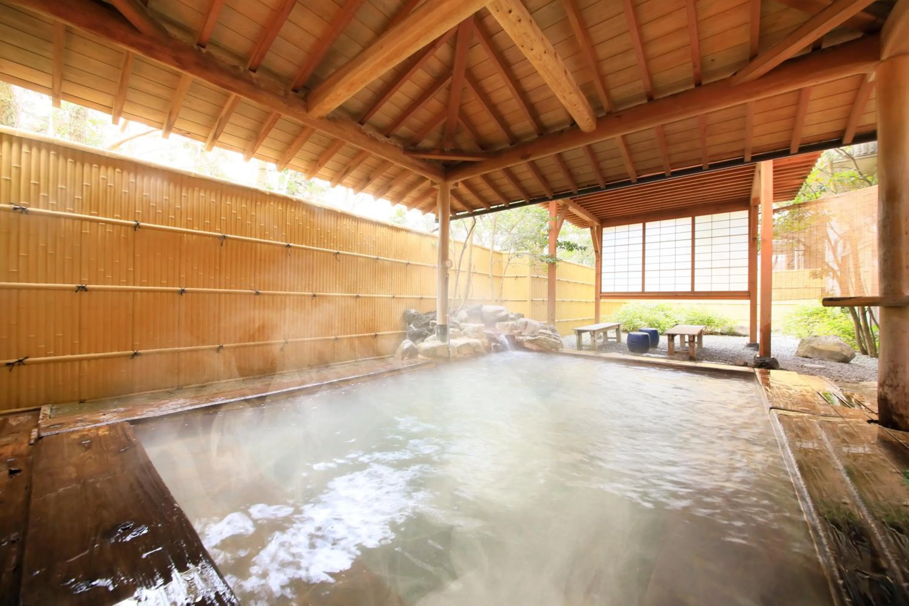 Hot Spring Bath in EN RESORT Re'Cove Hakone