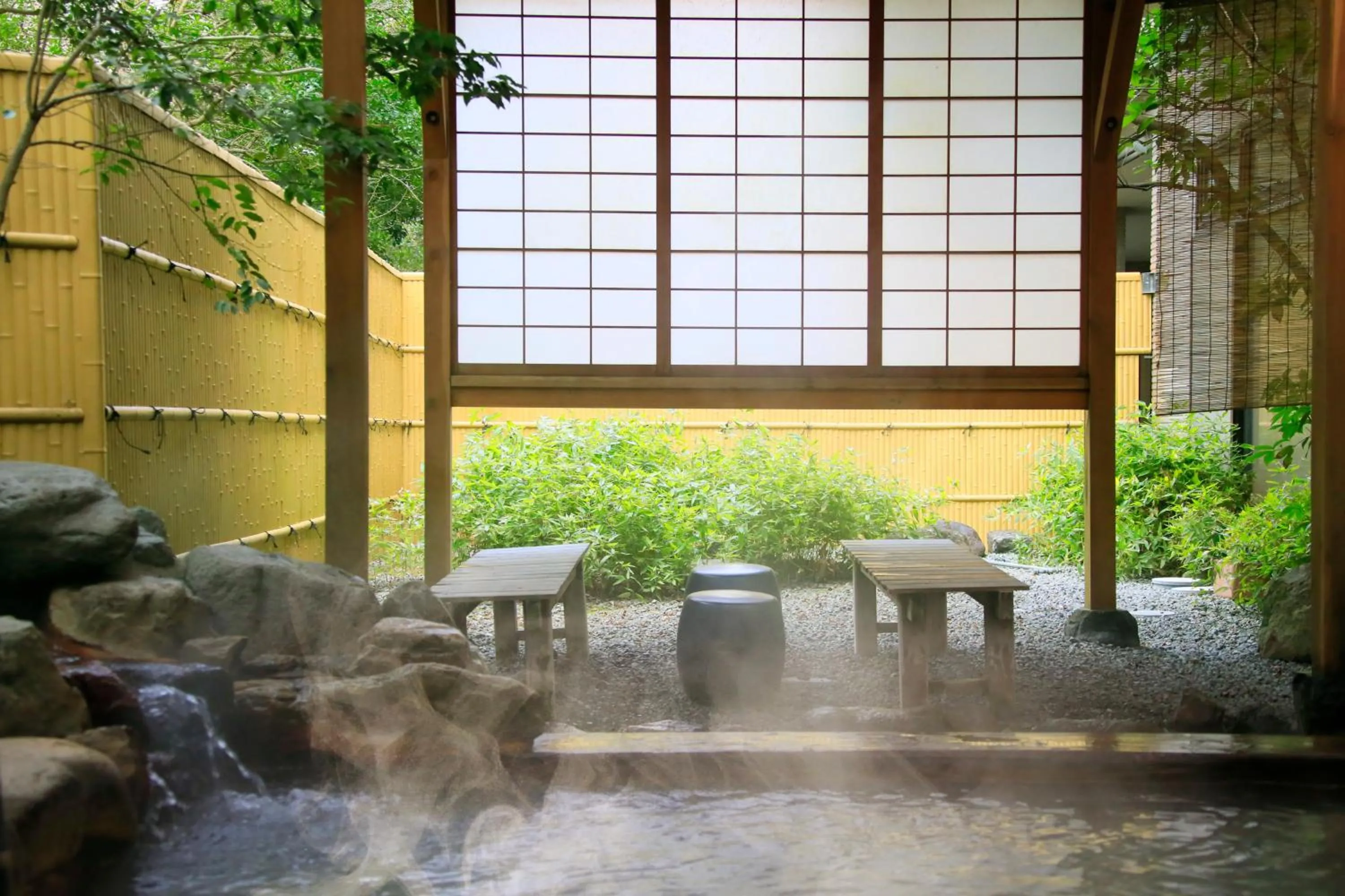 Hot Spring Bath in EN RESORT Re'Cove Hakone