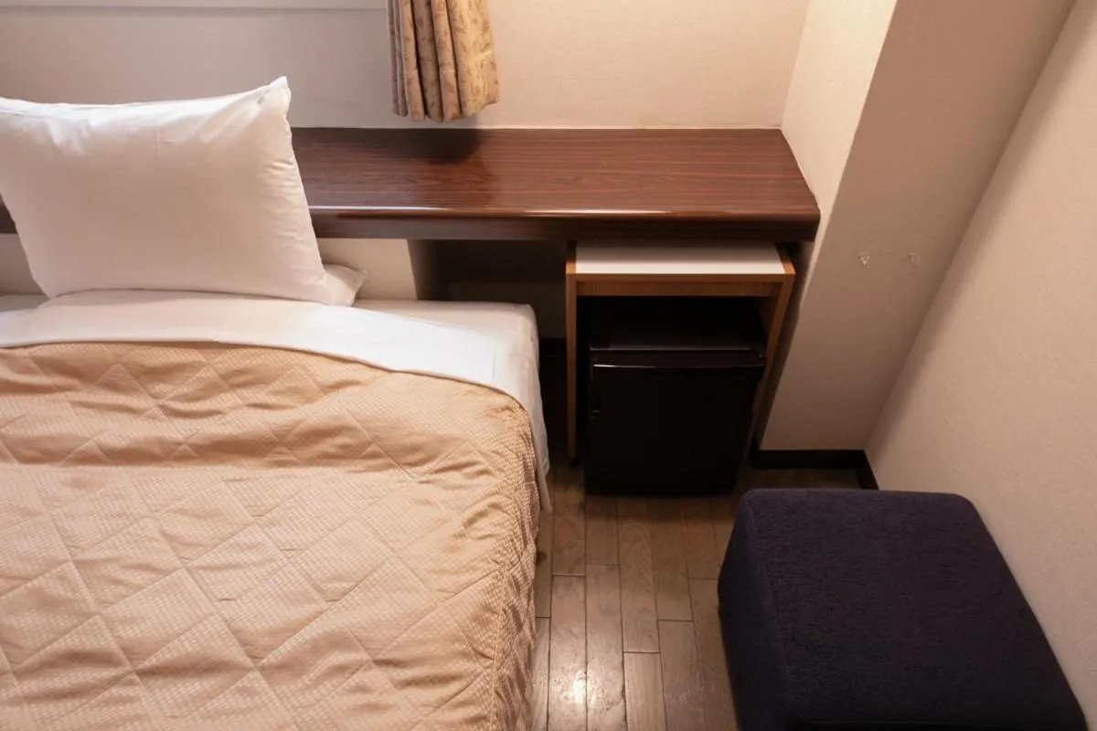 Bed in Morioka City Hotel