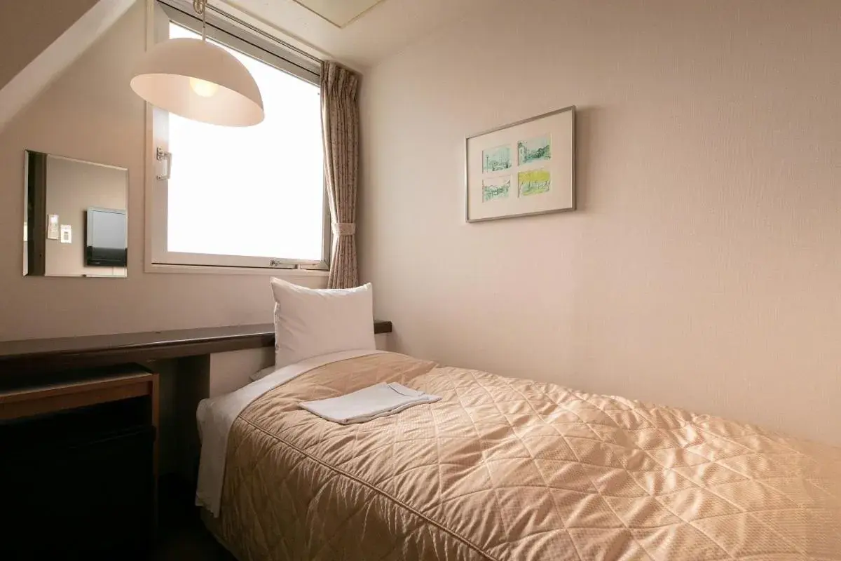 Bed in Morioka City Hotel Bed in Morioka City Hotel