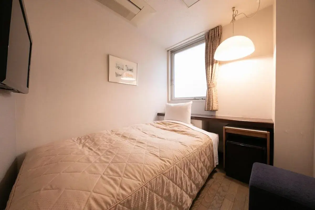 Bed in Morioka City Hotel Bed in Morioka City Hotel