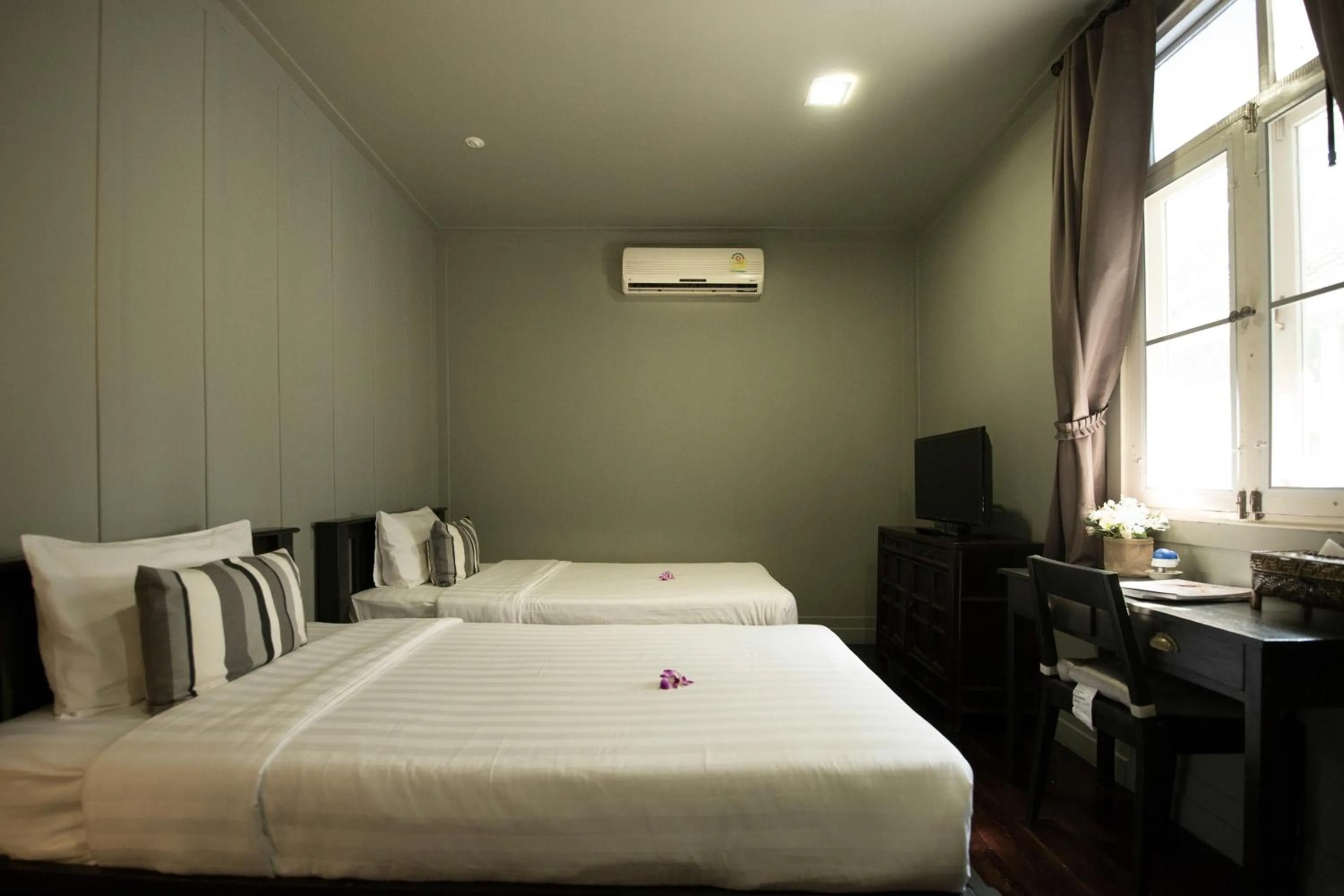 Bedroom, Bed in Dorm of Happiness by Tharaburi Resort