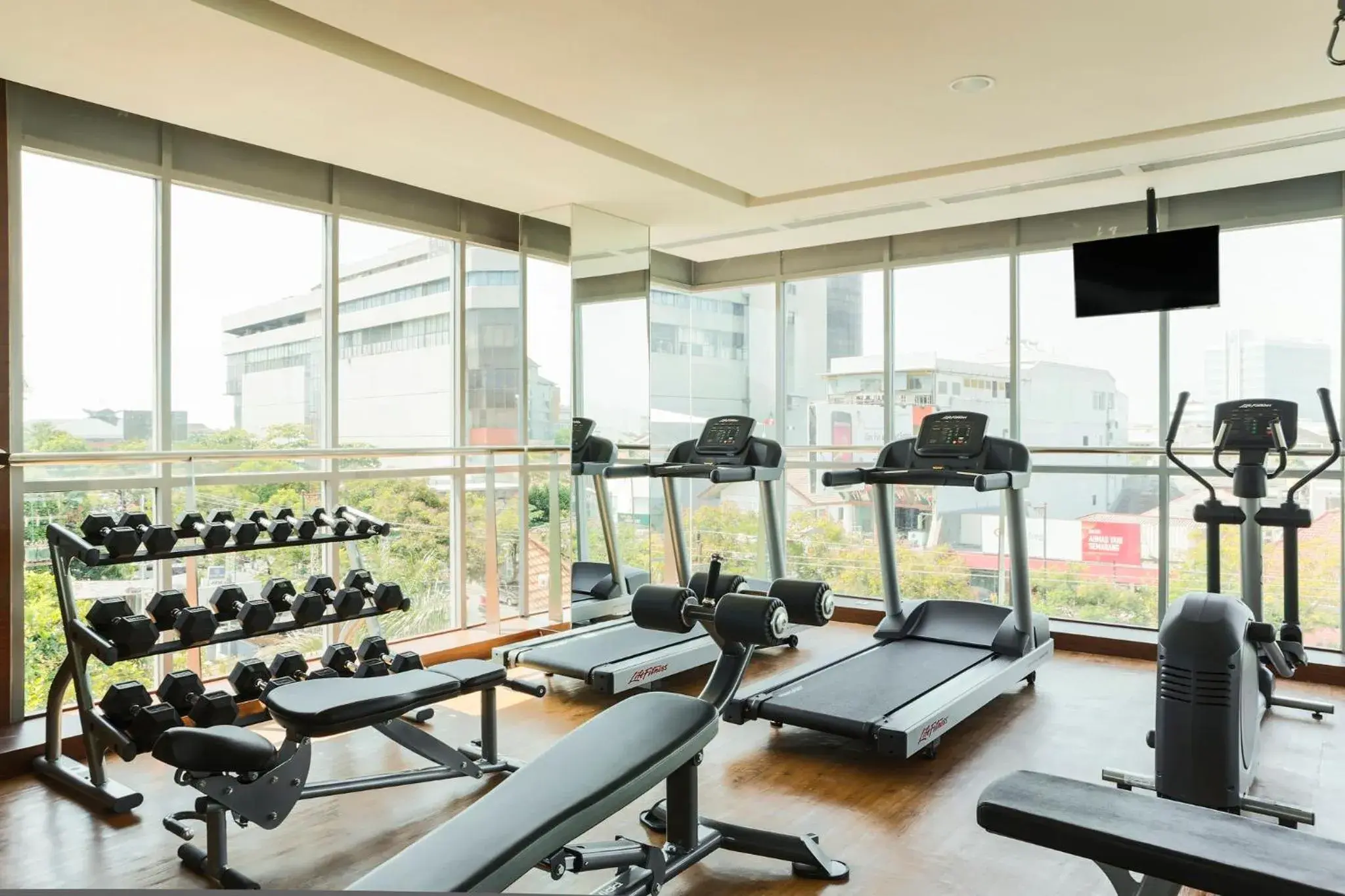 Fitness centre/facilities in Holiday Inn Express Semarang Simpang Lima by IHG Fitness centre/facilities in Holiday Inn Express Semarang Simpang Lima by IHG