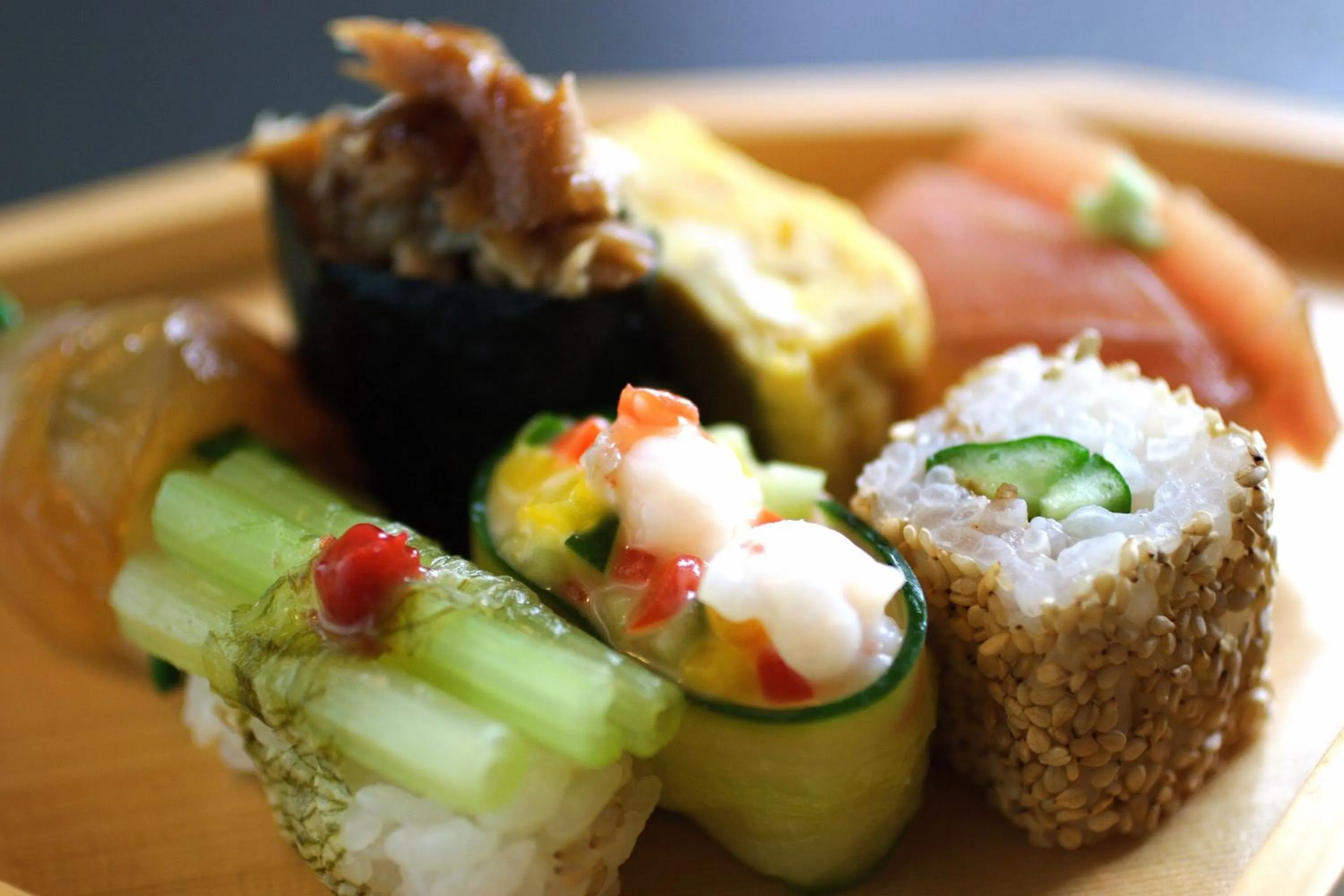 Food close-up in Hananoyado Fukuya