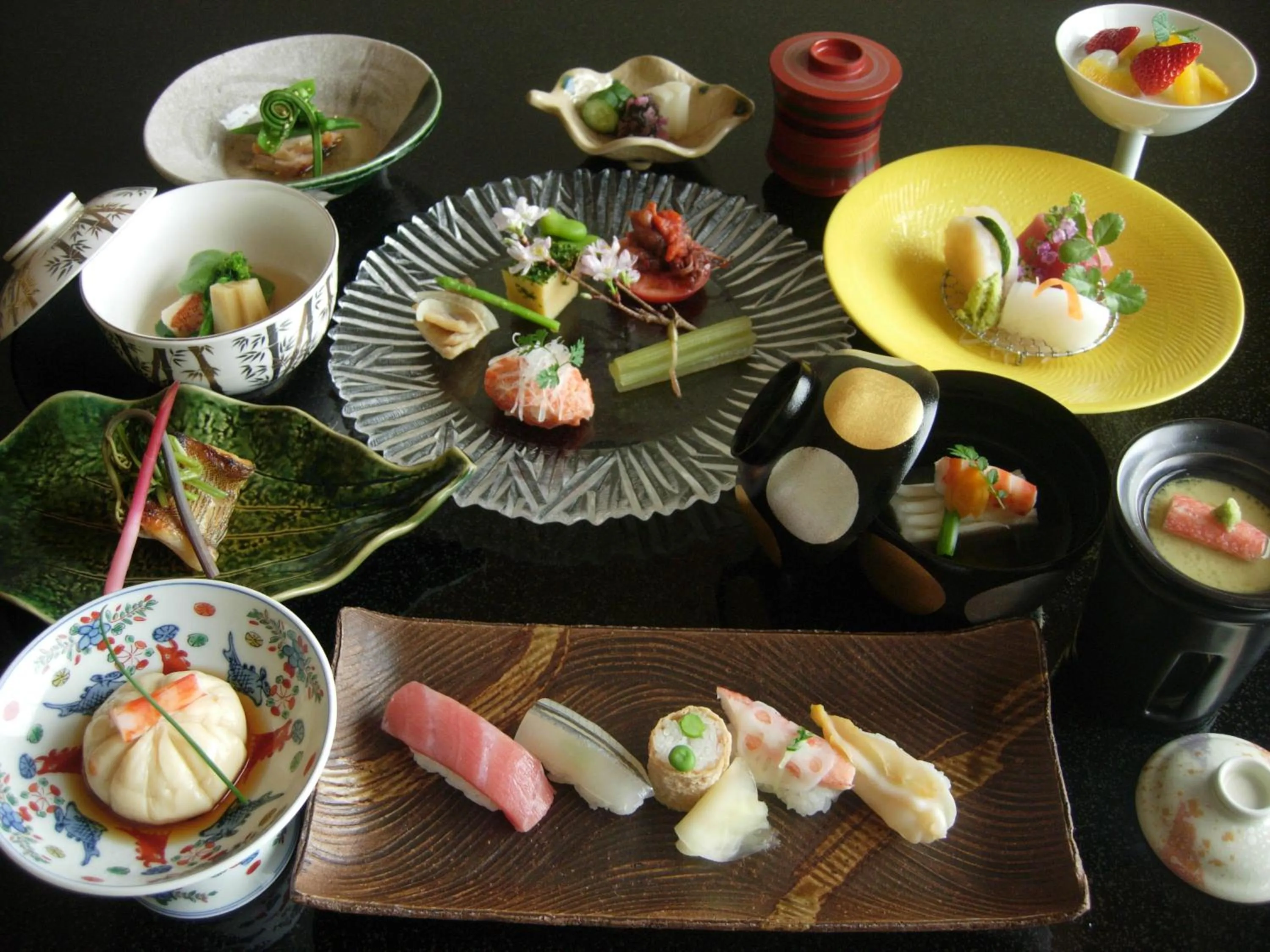 Dinner in Hananoyado Fukuya