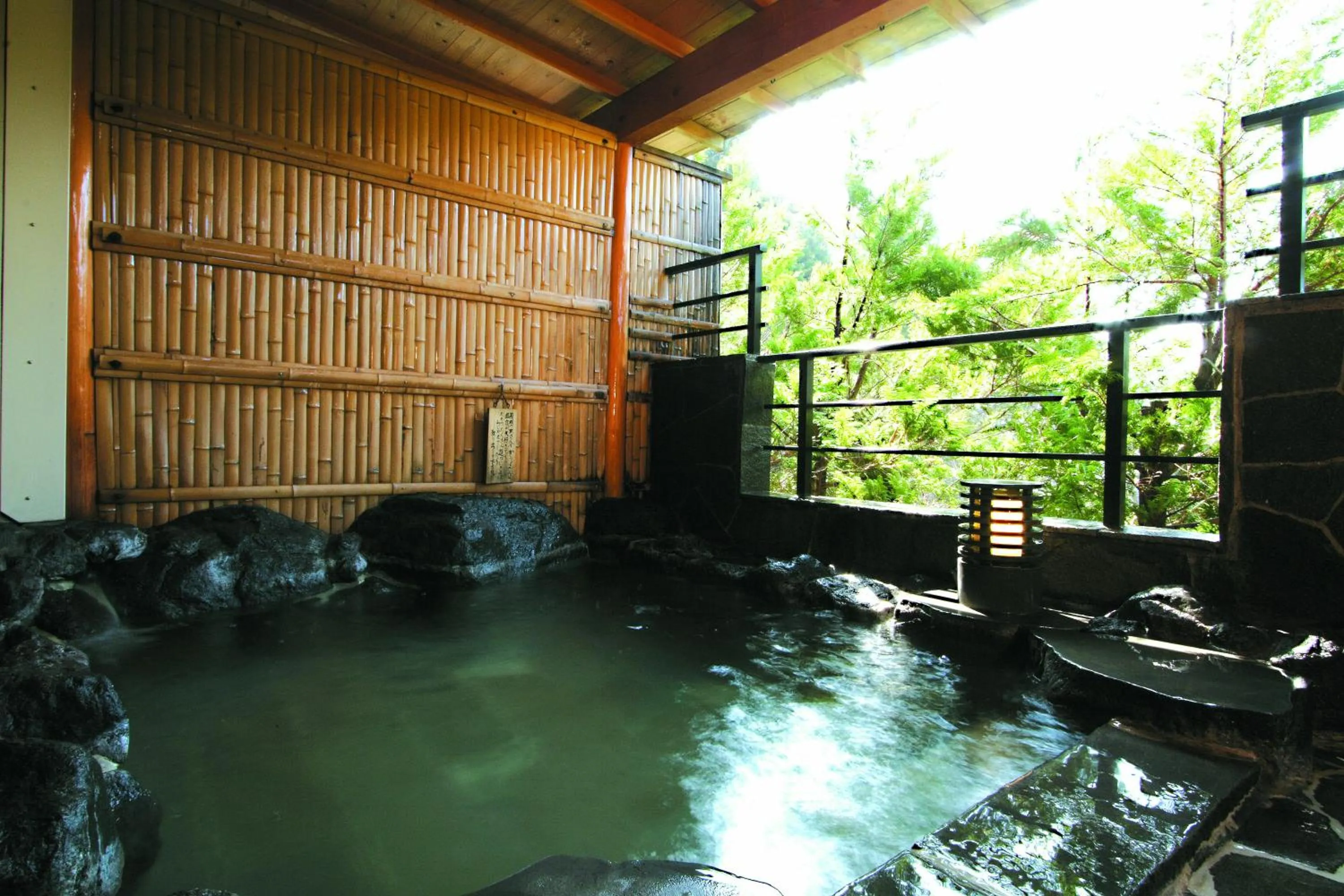 Hot Spring Bath in Hananoyado Fukuya