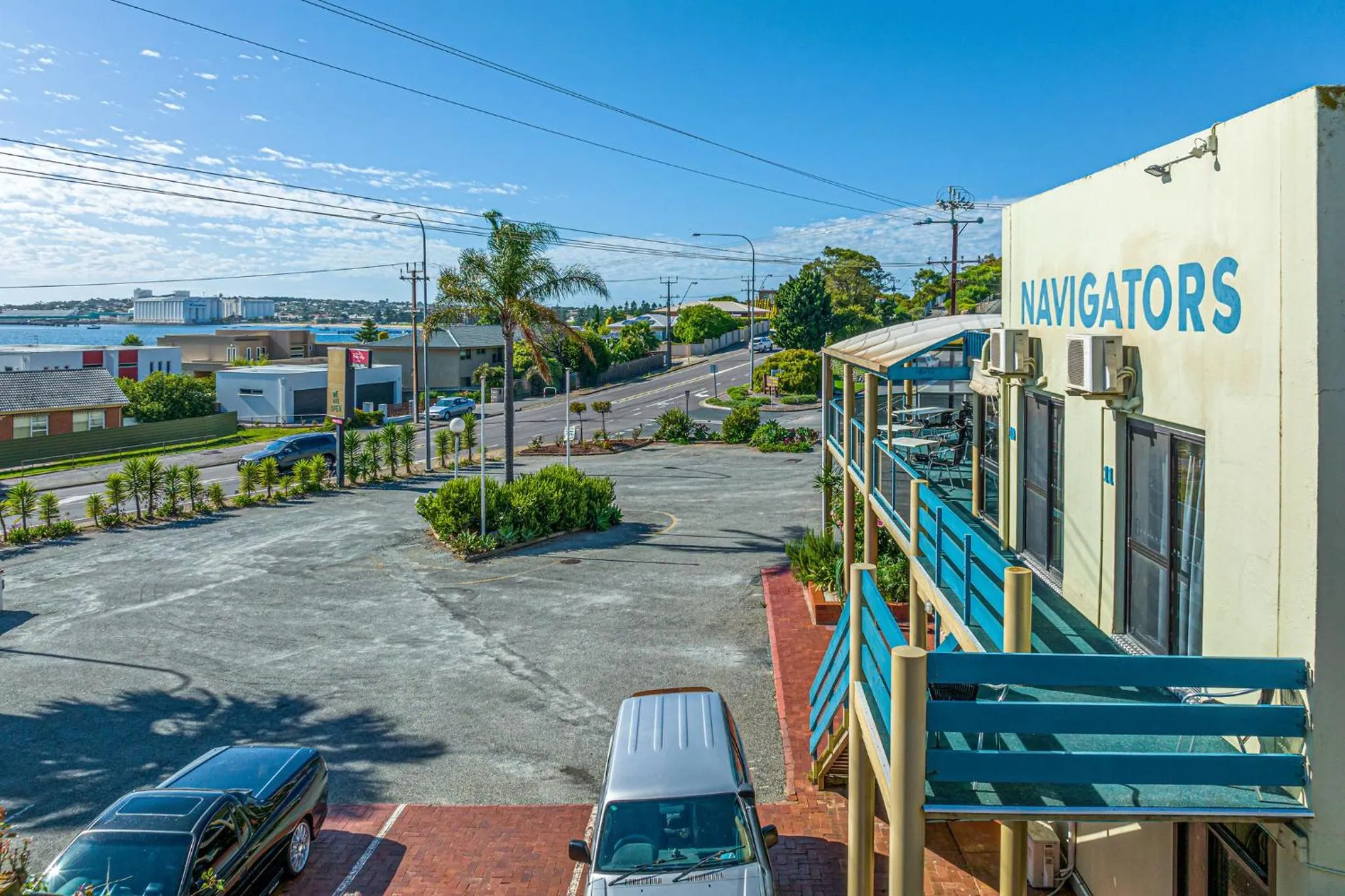 Patio in Navigators Motel