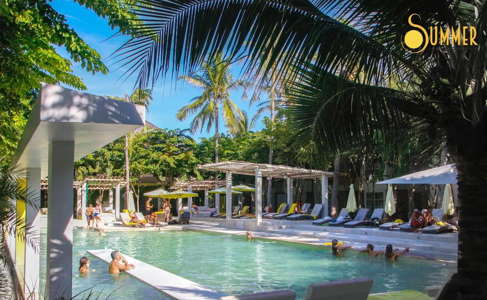 Swimming pool in Summer Luxury Beach Resort & Spa