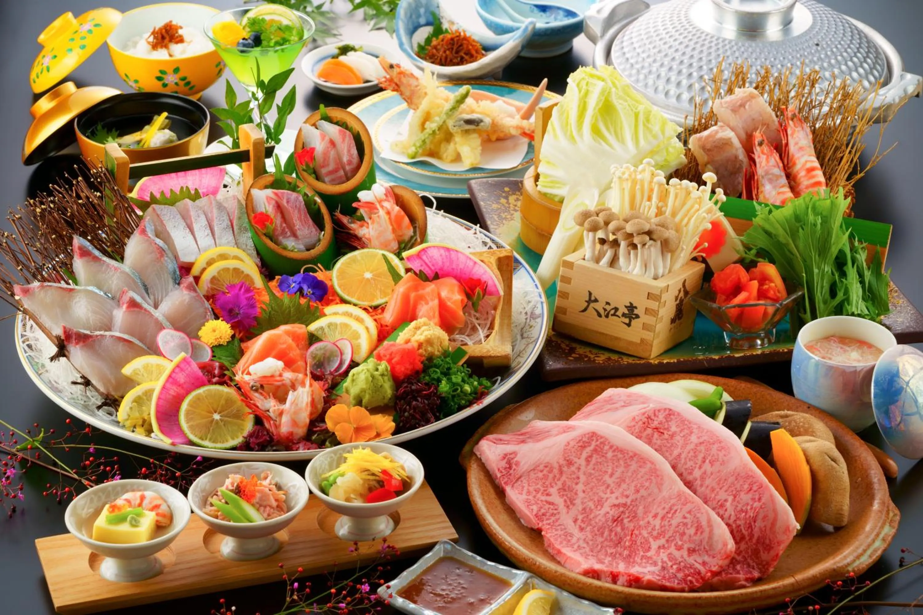 Food in Seaside Hotel Mimatsu Ooetei