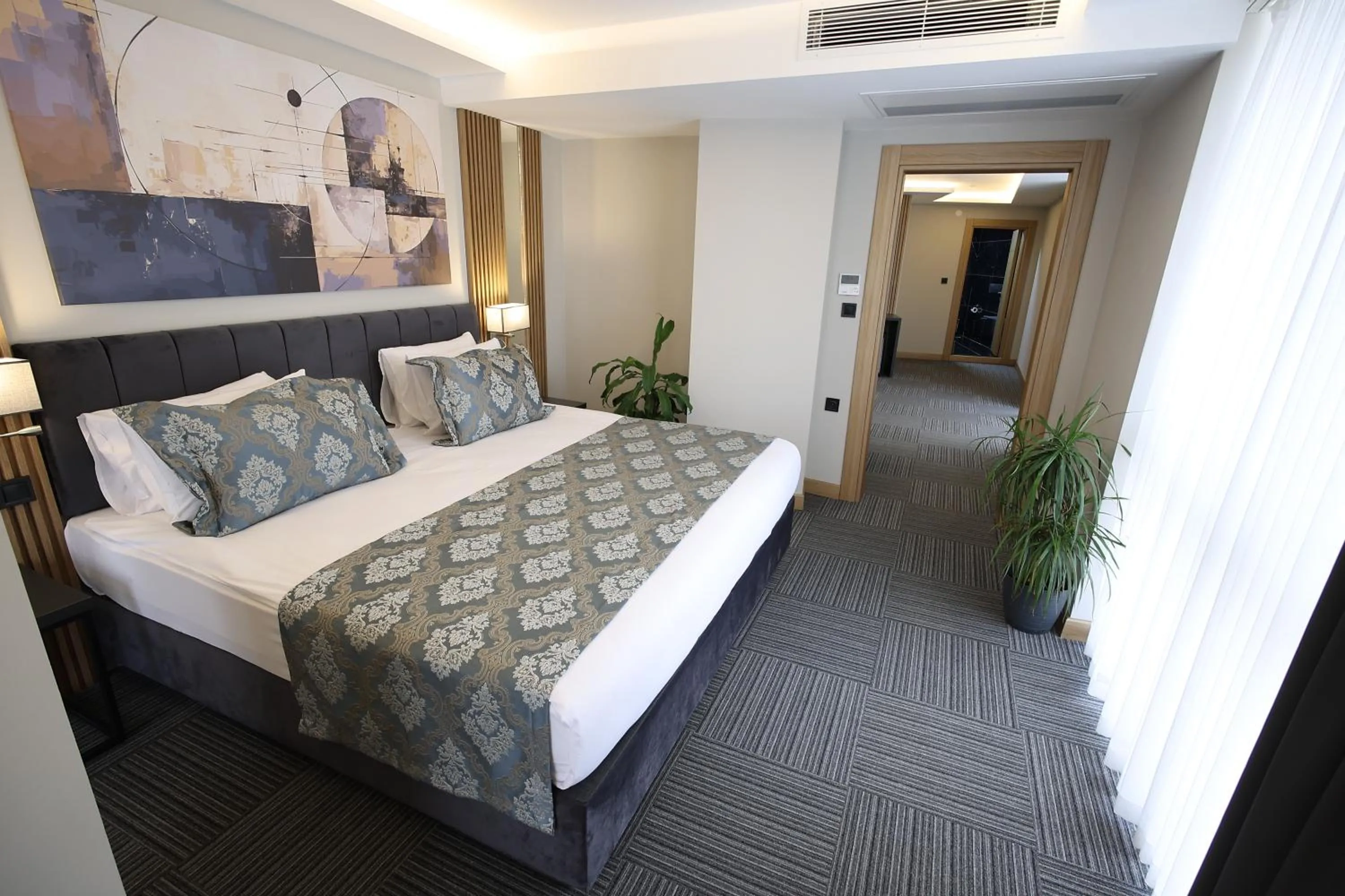Bed in Hacıhan Hotel