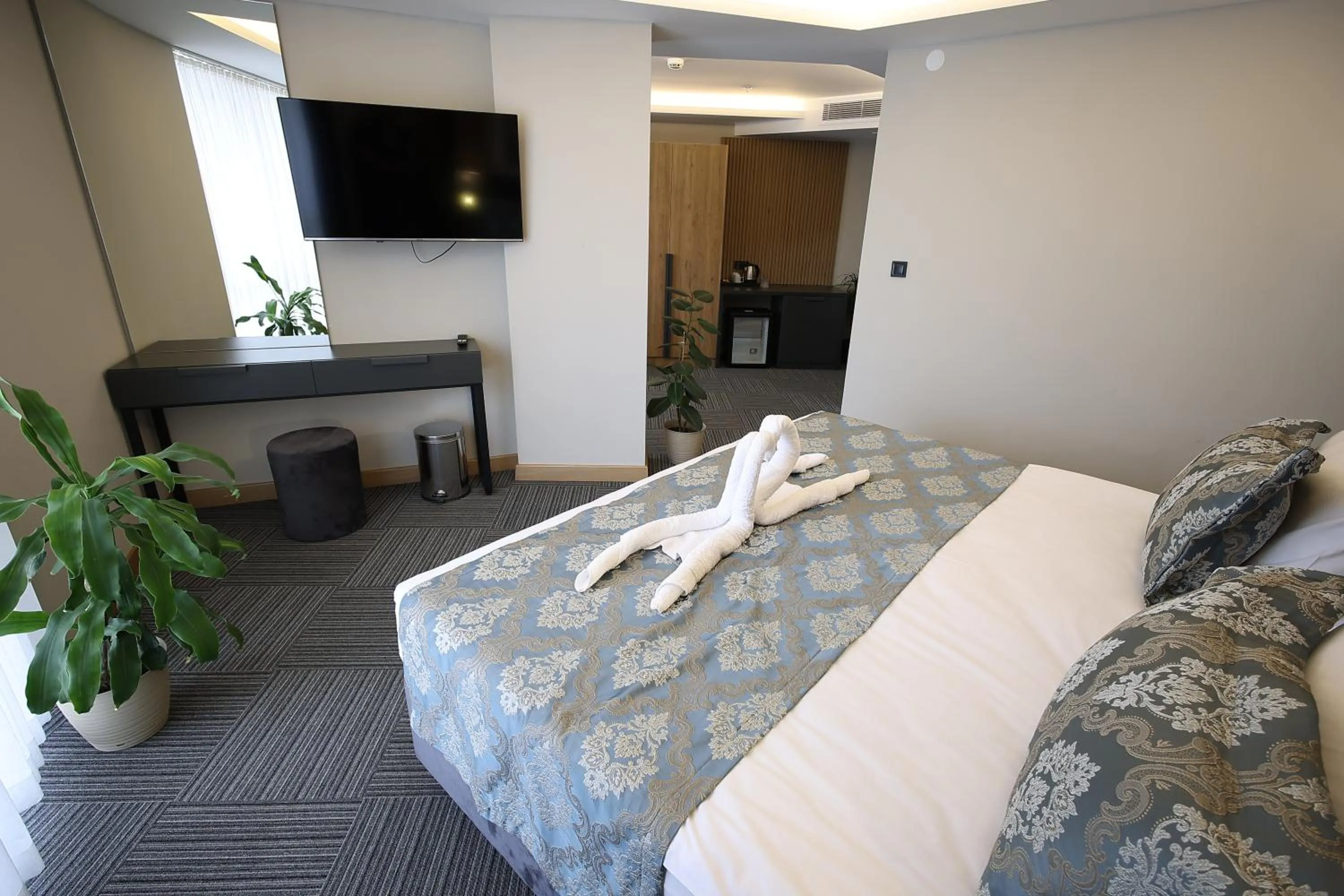 Bed in Hacıhan Hotel
