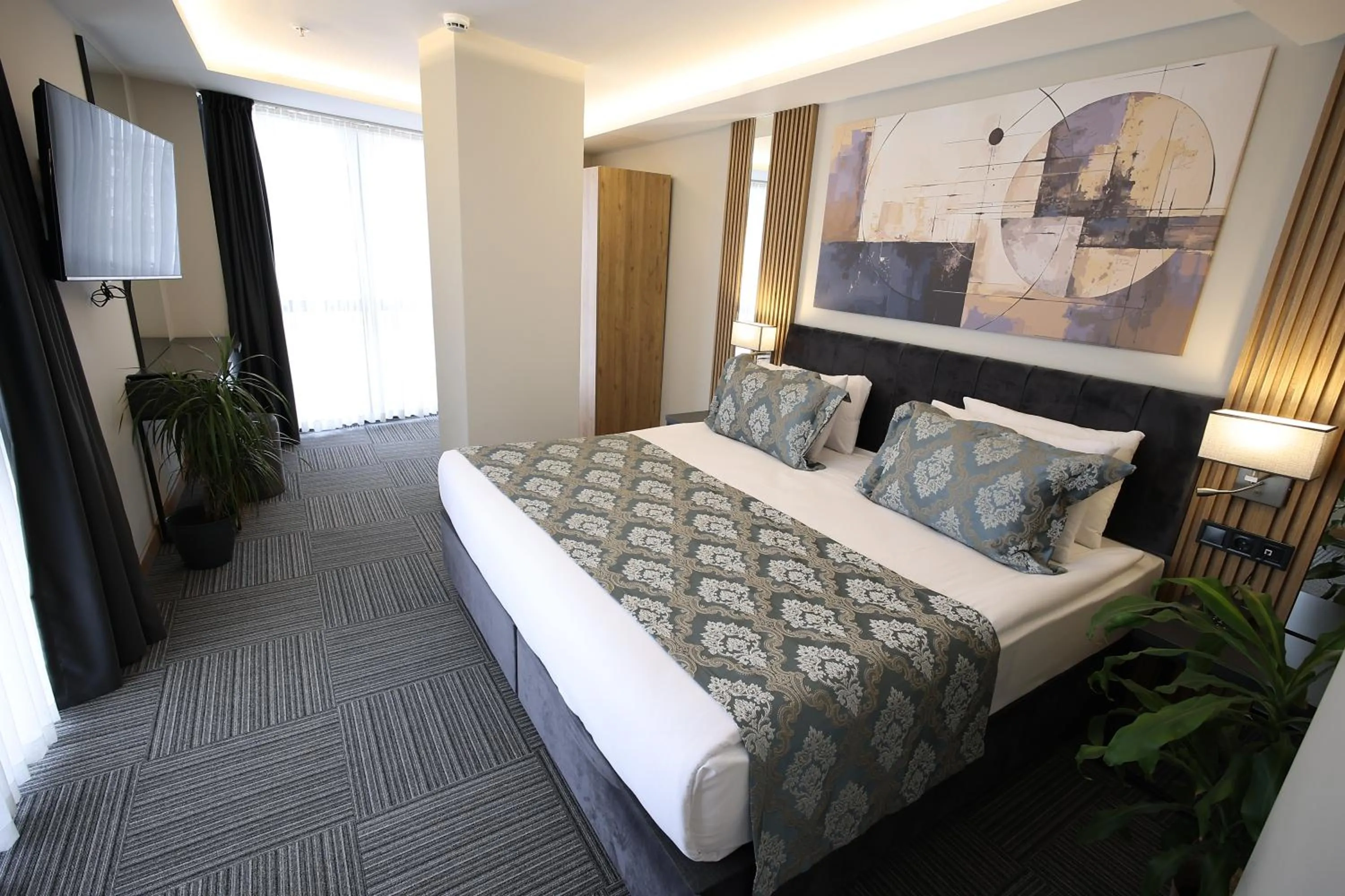 Bed in Hacıhan Hotel