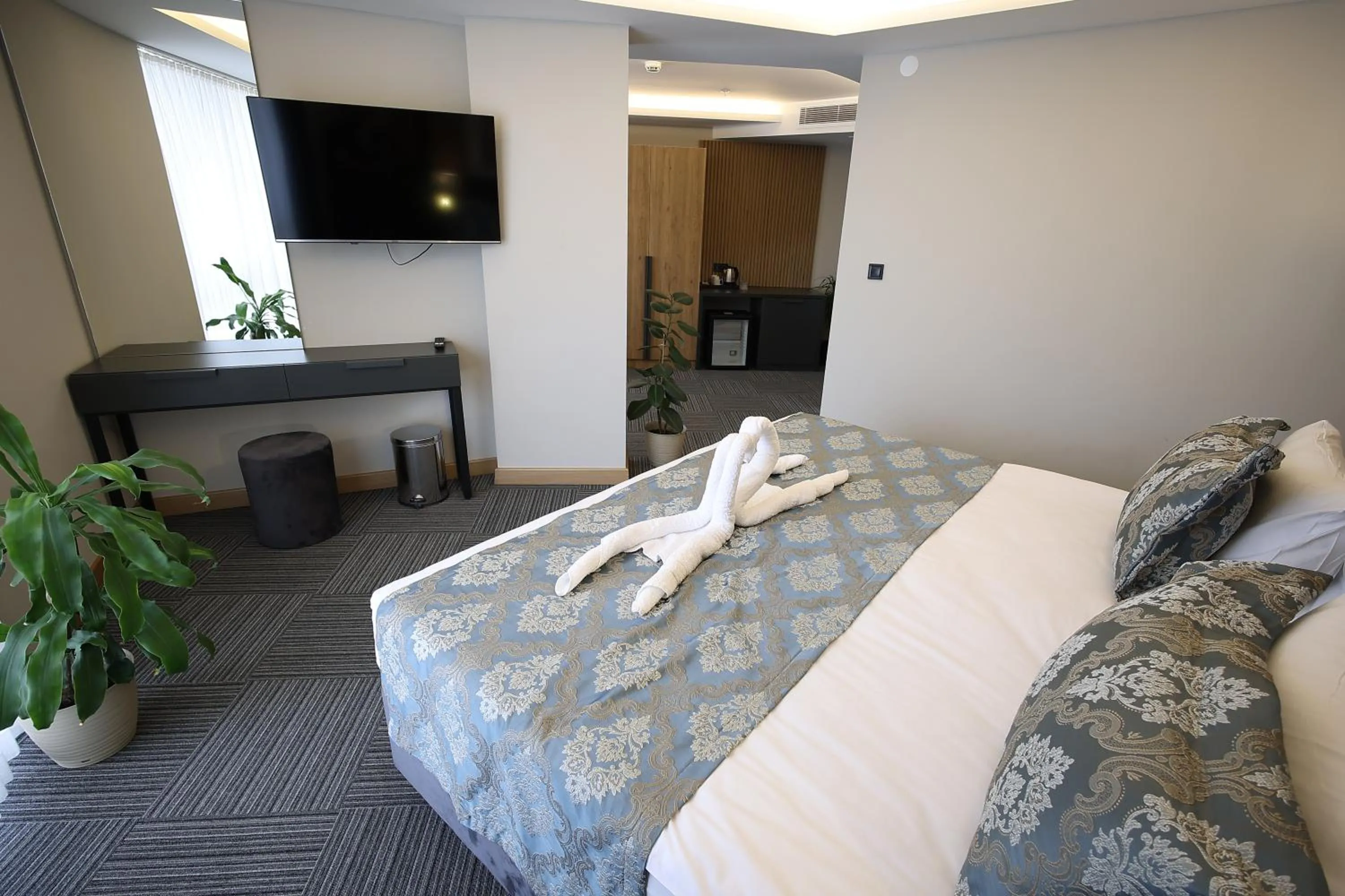 Bed in Hacıhan Hotel