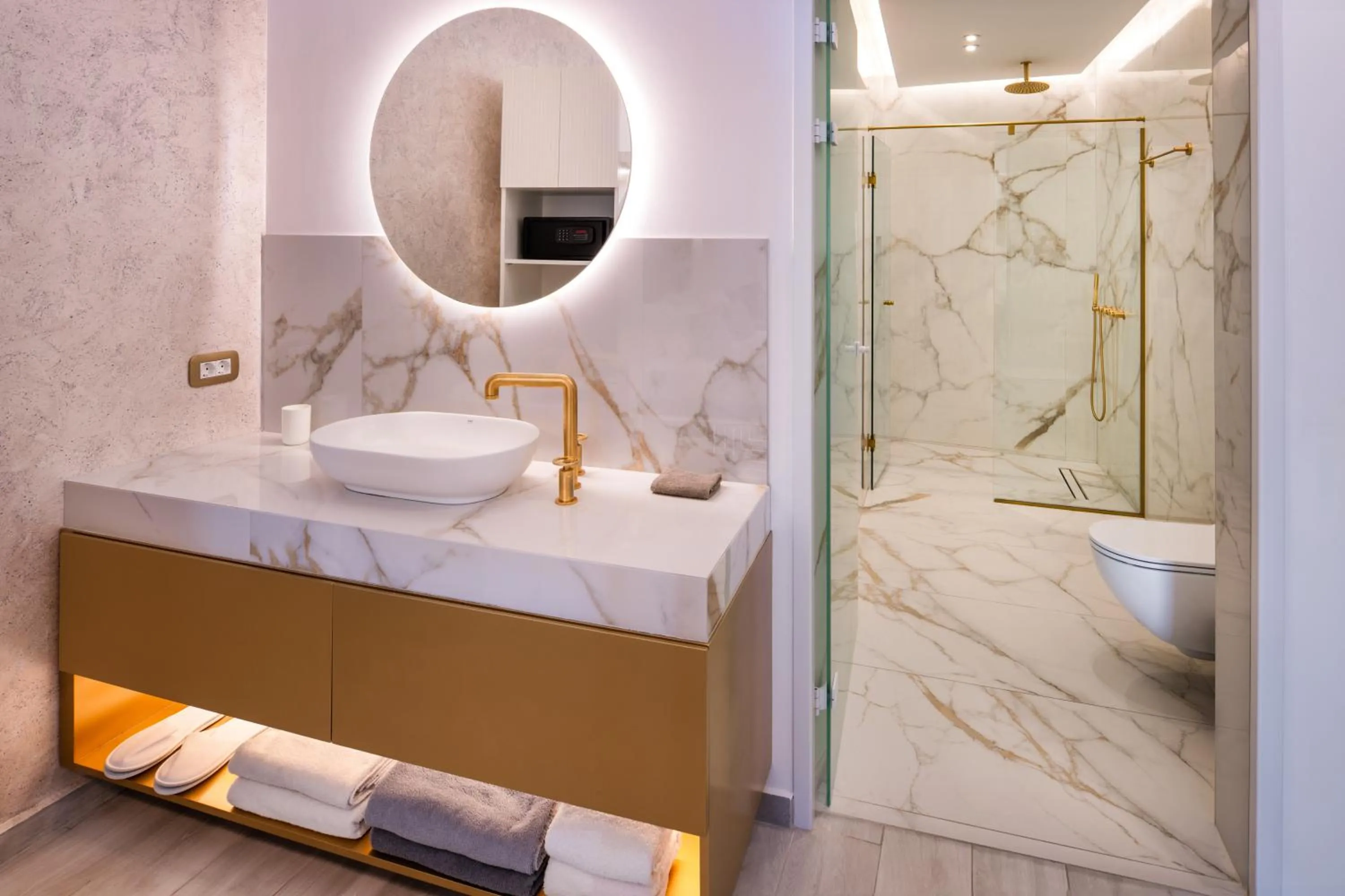 Bathroom in Aura Suites