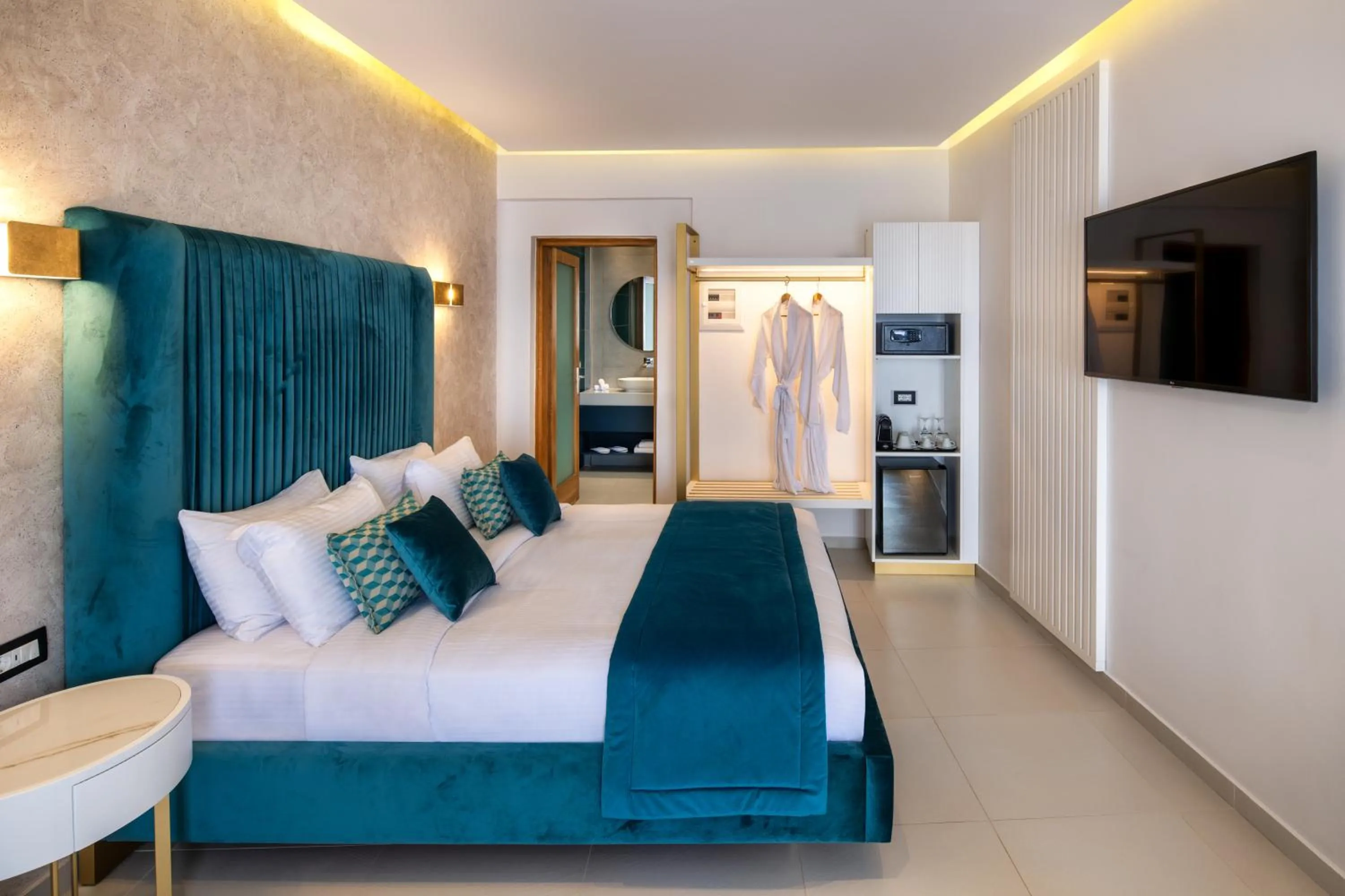 Bed in Aura Suites