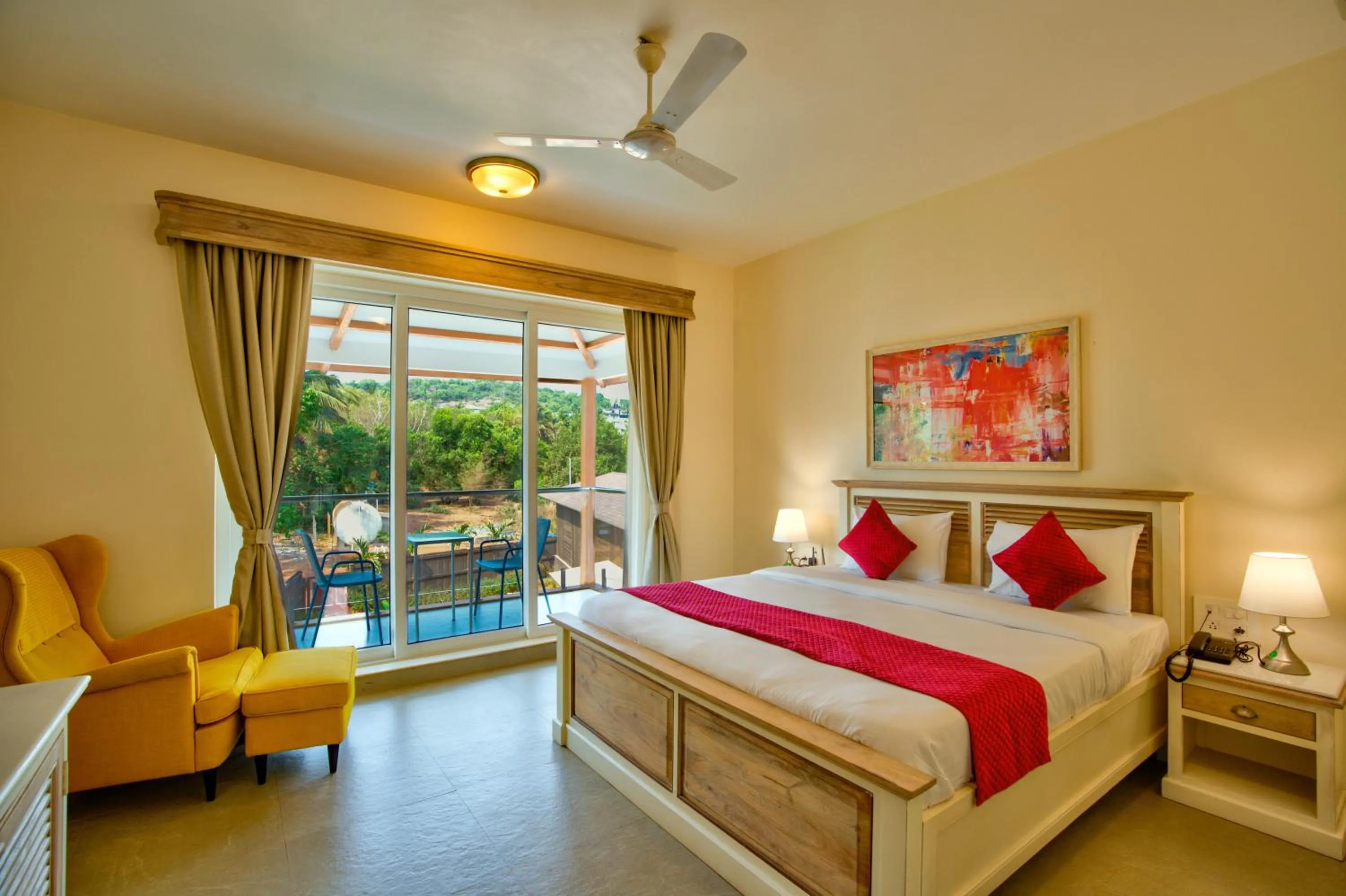 Superior Room with Garden View in The Goa Beach Resort, Morjim