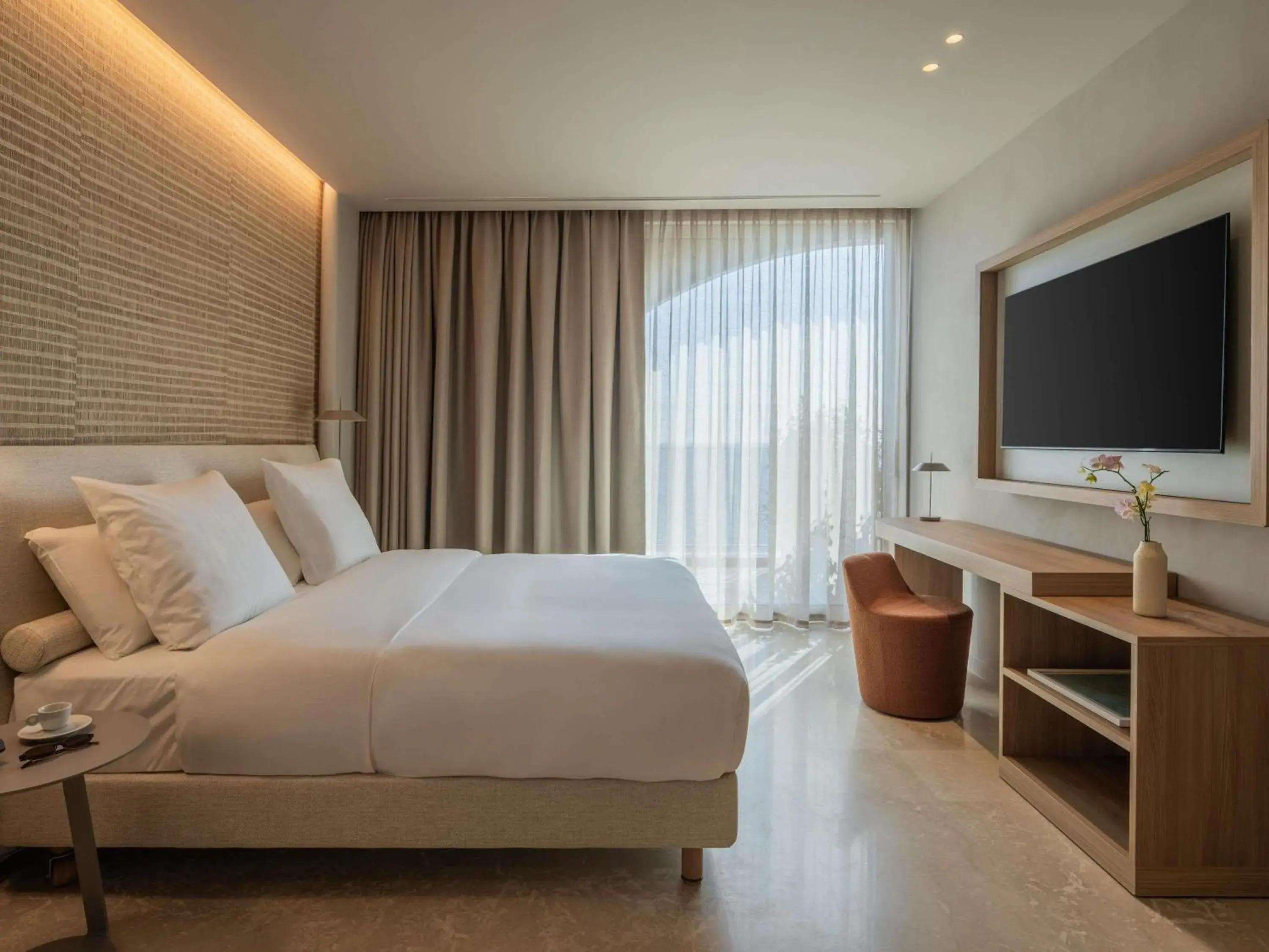 Bedroom, Bed in Green Coast Hotel MGallery Collection Bedroom, Bed in Green Coast Hotel MGallery Collection