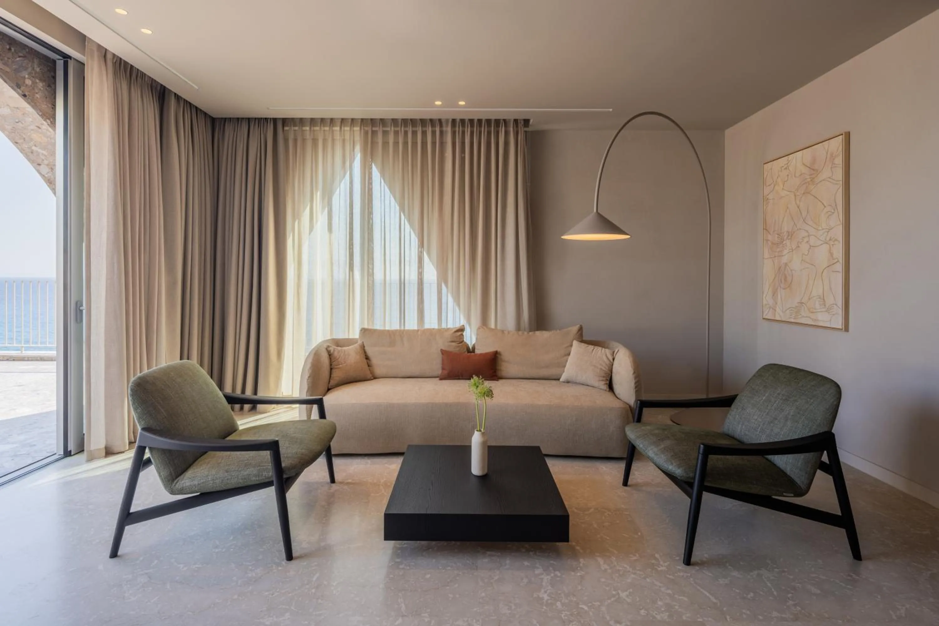 Living room in Green Coast Hotel MGallery Collection