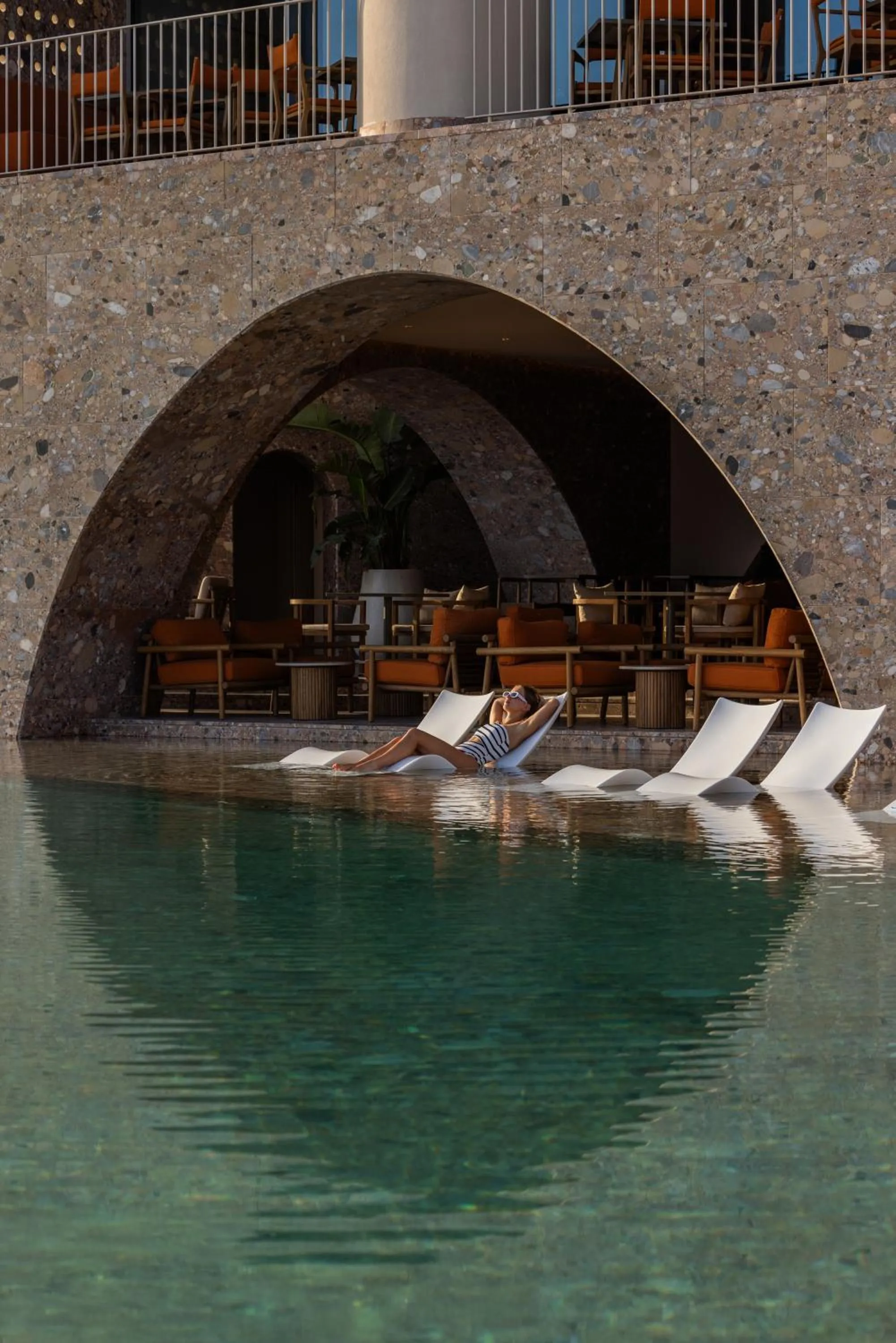 Pool view in Green Coast Hotel MGallery Collection