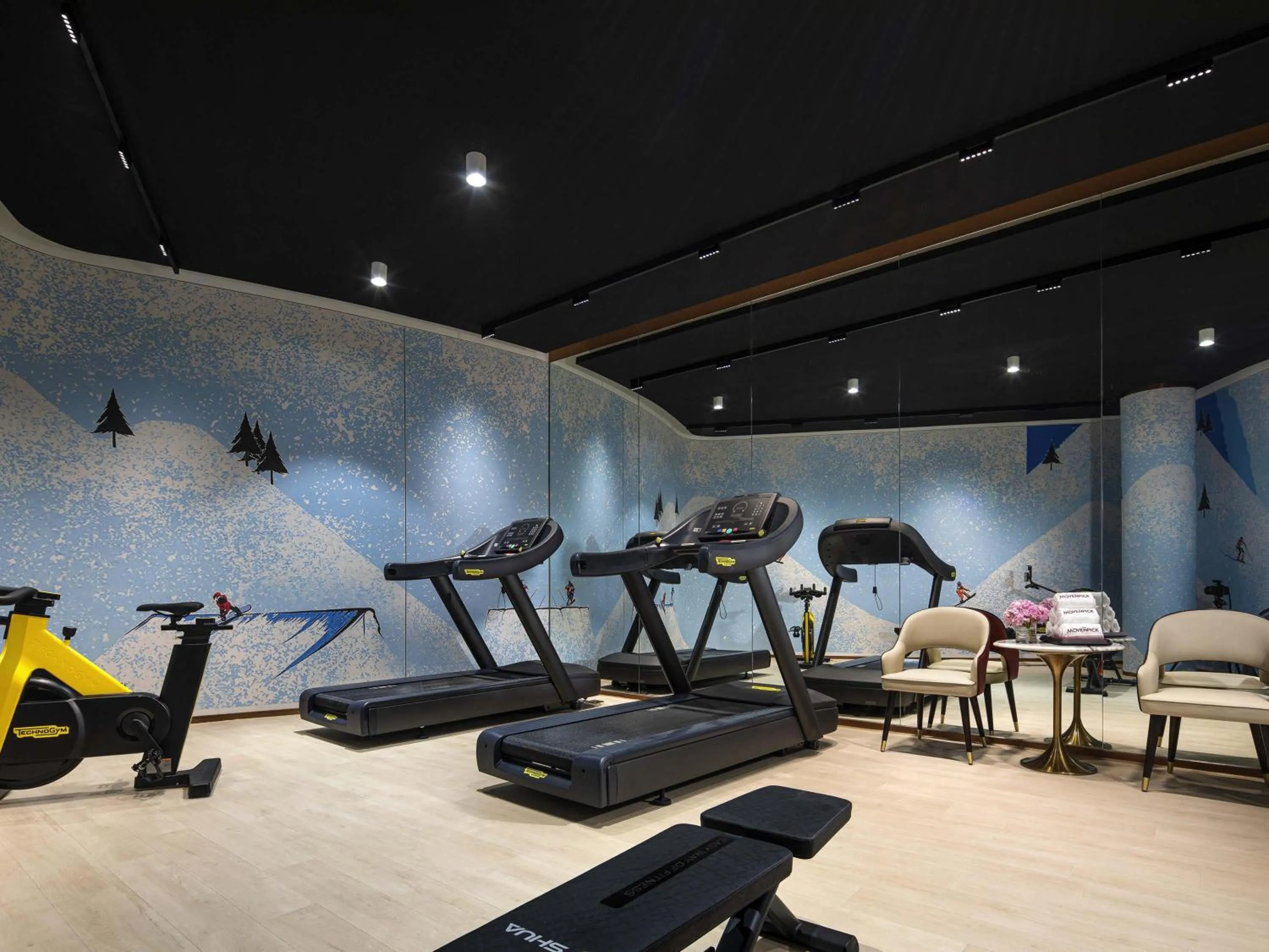 Fitness centre/facilities in Movenpick by Accor Qingdao Sunmei