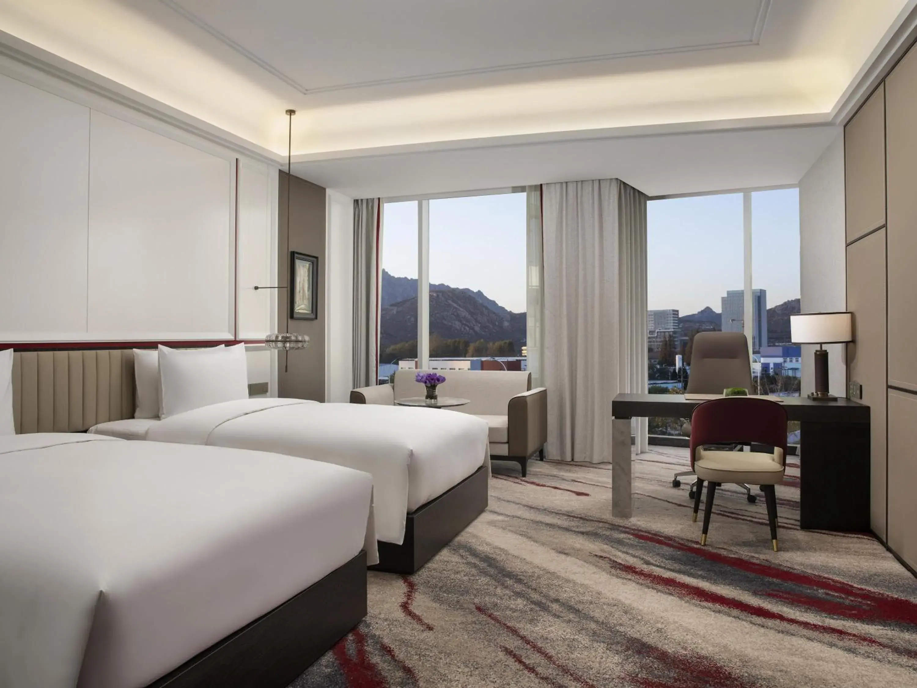 Bedroom in Movenpick by Accor Qingdao Sunmei Bedroom in Movenpick by Accor Qingdao Sunmei