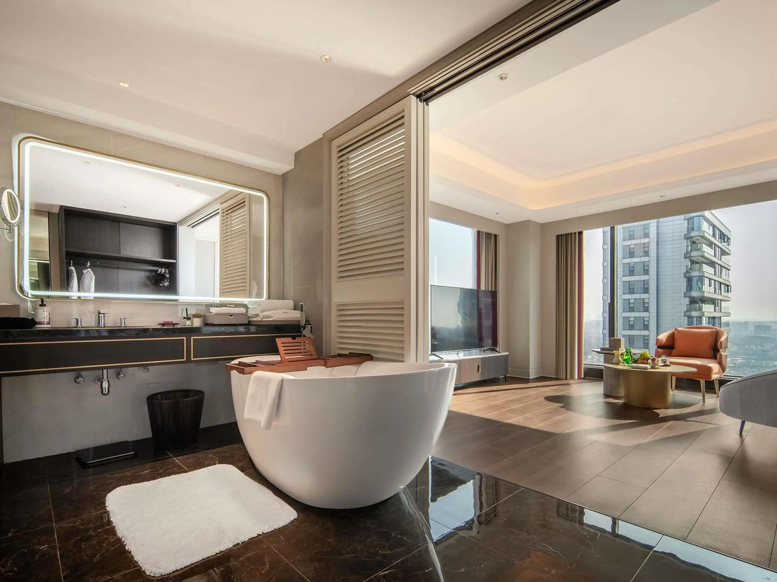 Bedroom in Mövenpick by Accor Kuanzhai Alley Chengdu Bedroom in Mövenpick by Accor Kuanzhai Alley Chengdu