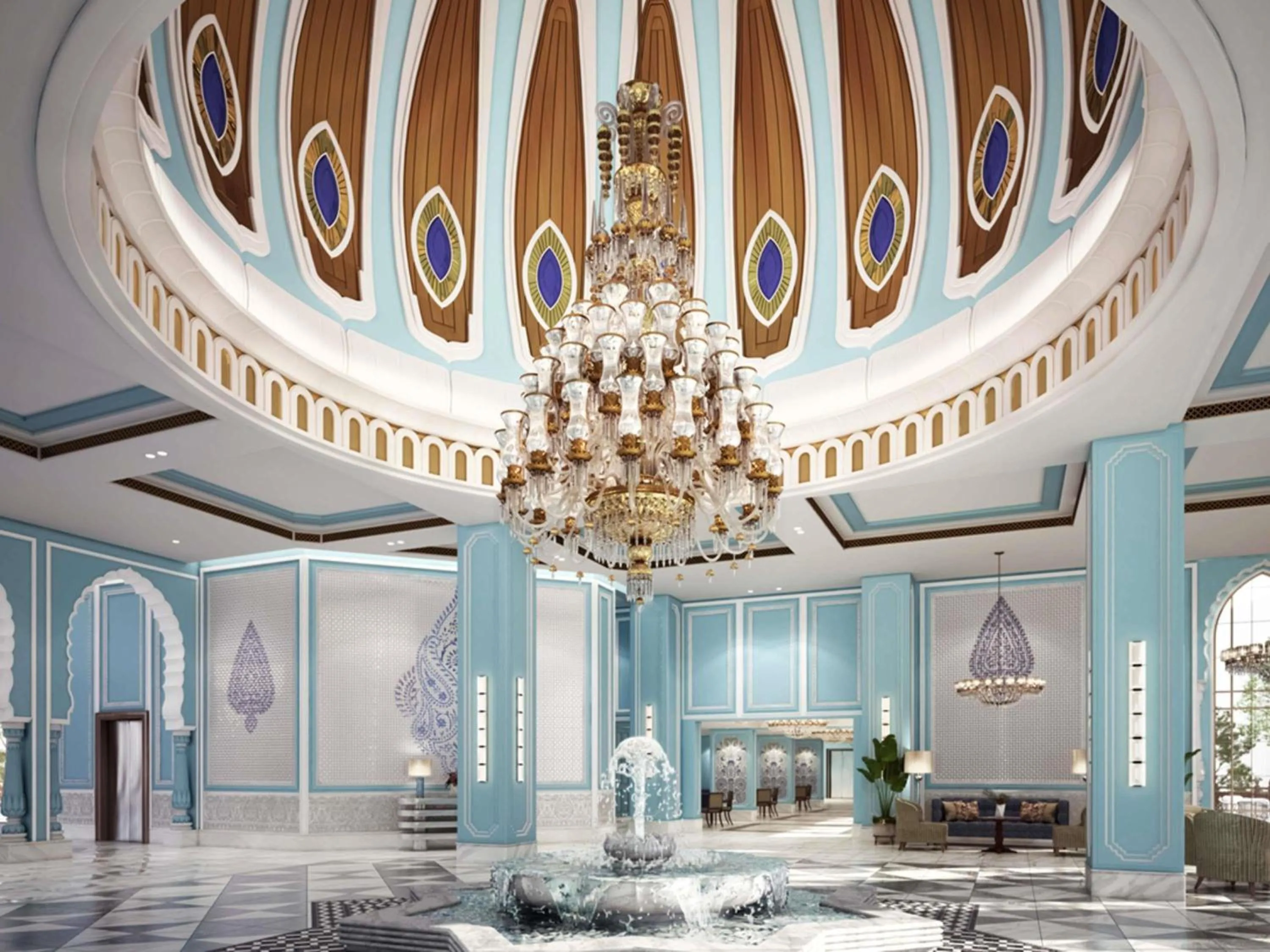 Lounge or bar in Fairmont Udaipur Palace