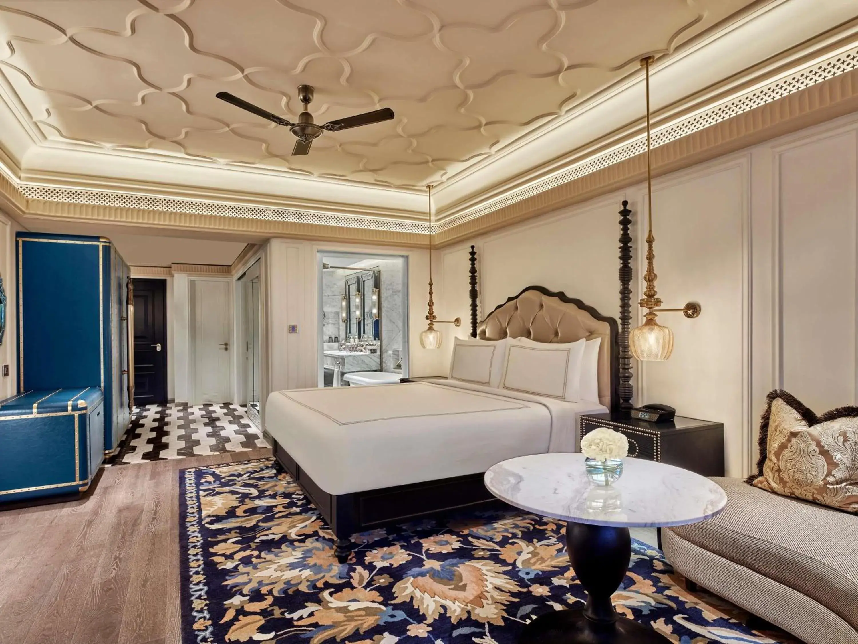 Bedroom, Bed in Fairmont Udaipur Palace Bedroom, Bed in Fairmont Udaipur Palace