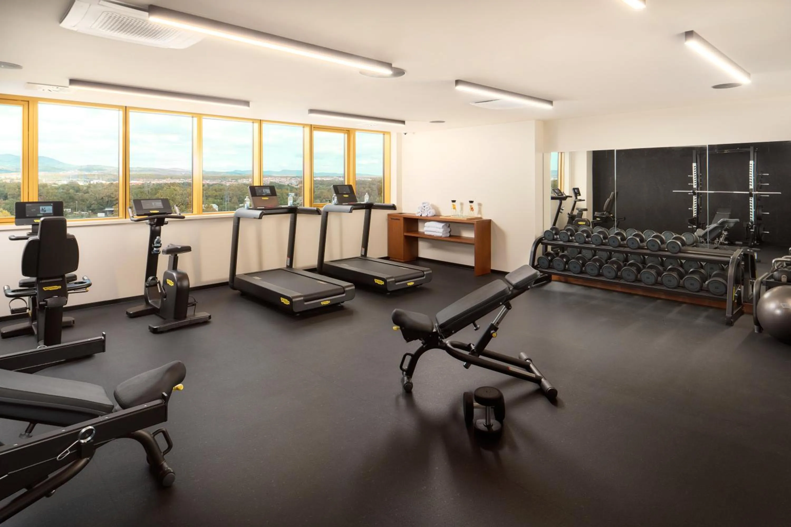 Fitness centre/facilities in Novotel Zagreb