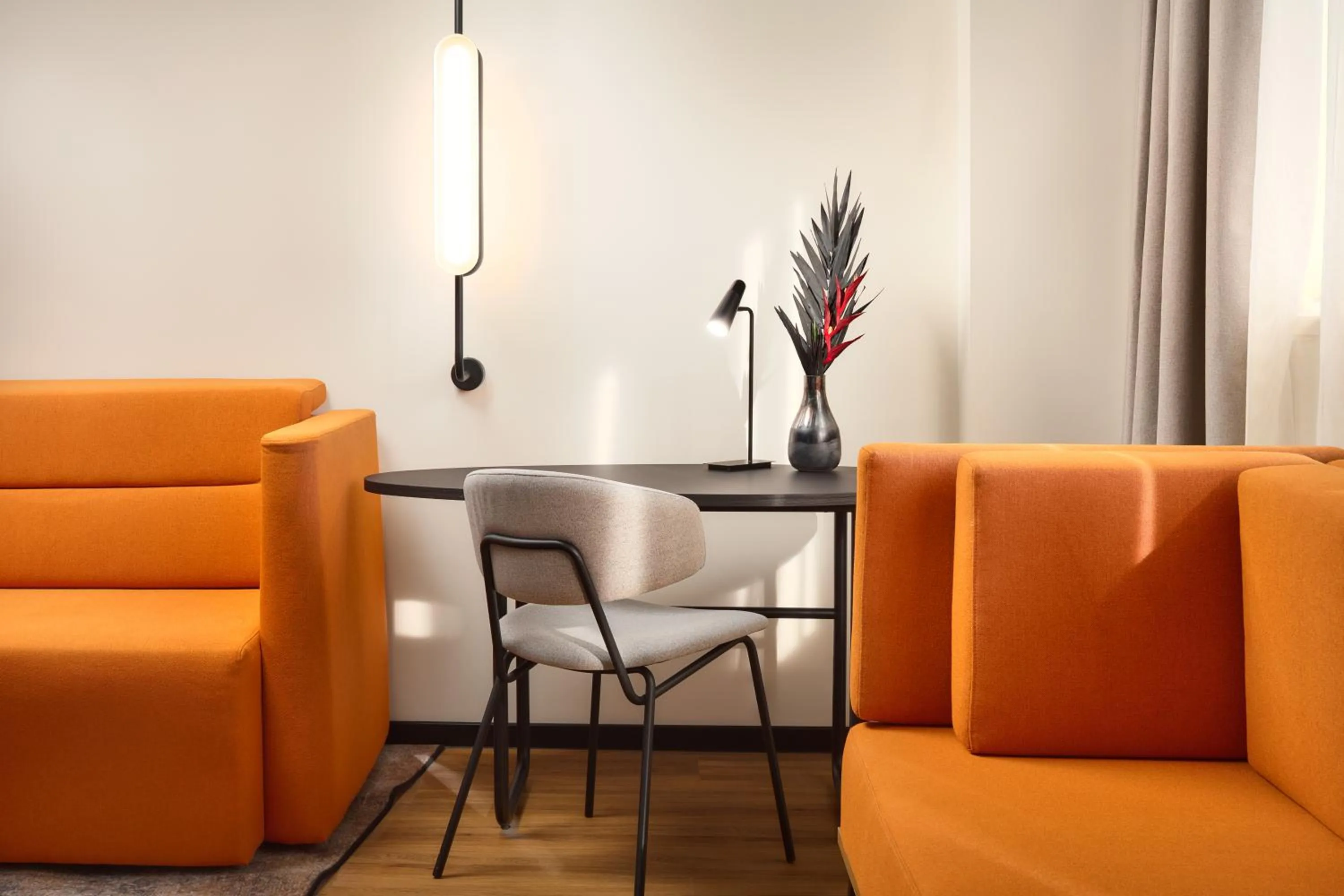 Seating area in Novotel Zagreb