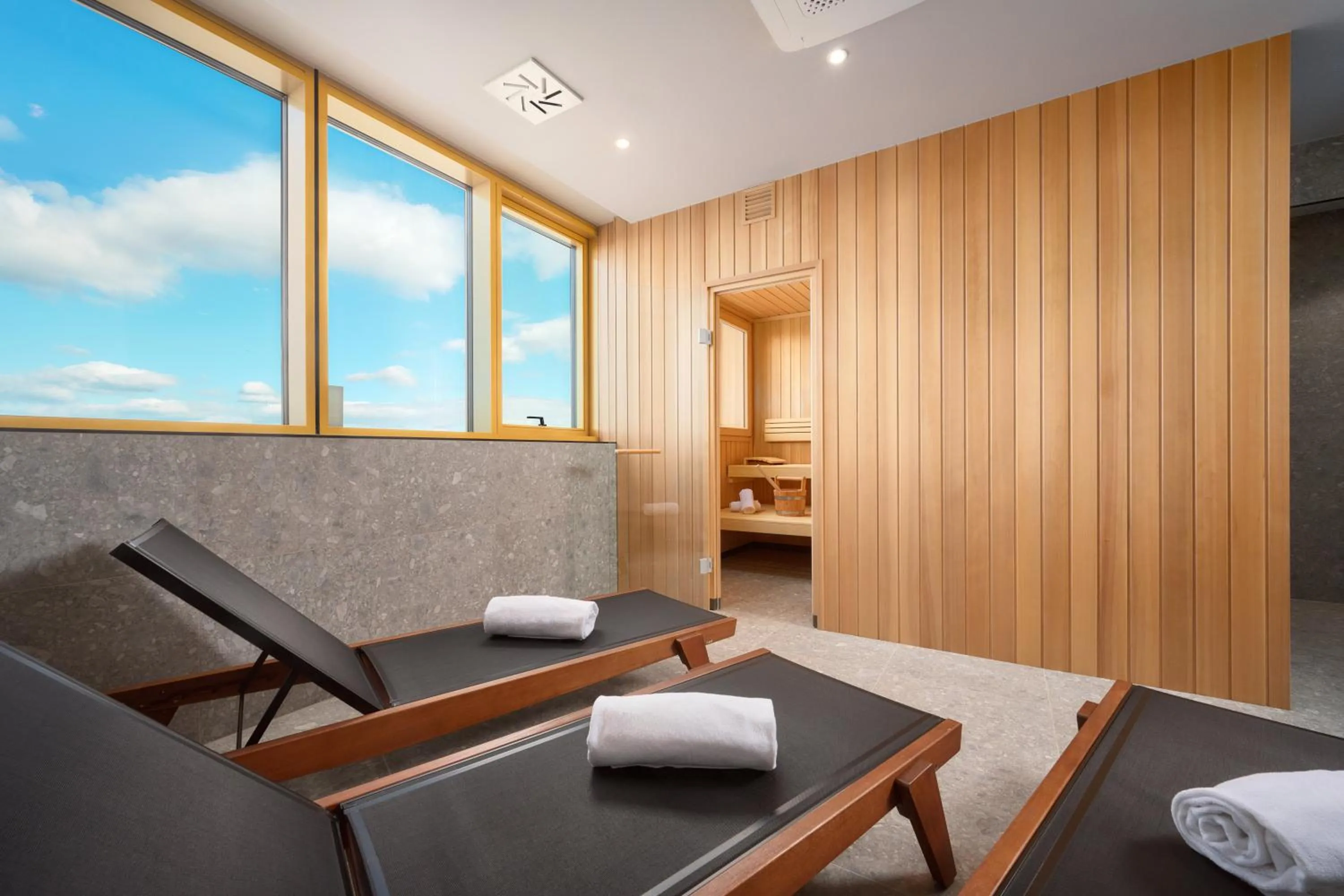 Sauna in Novotel Zagreb