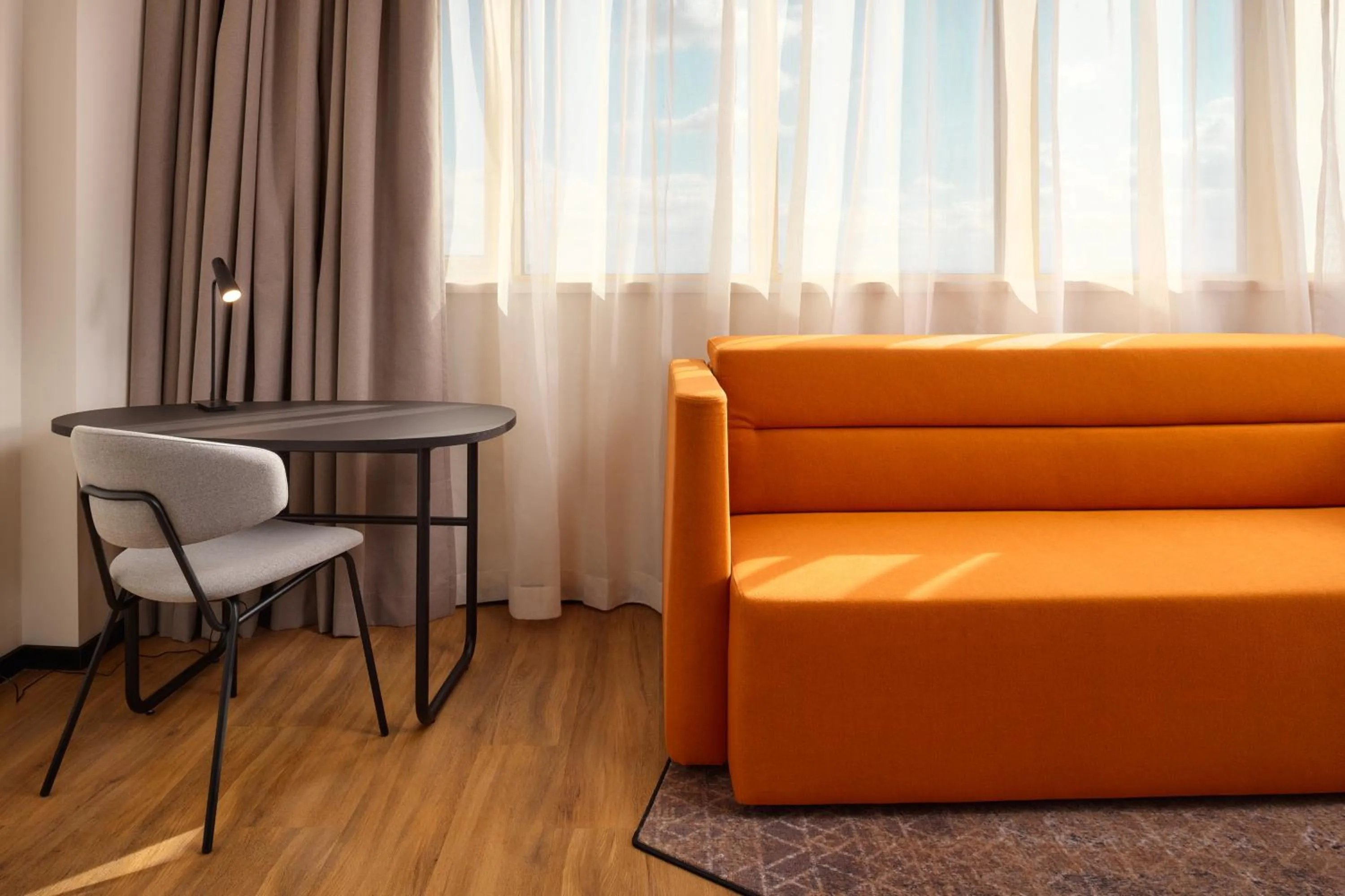 Seating area in Novotel Zagreb