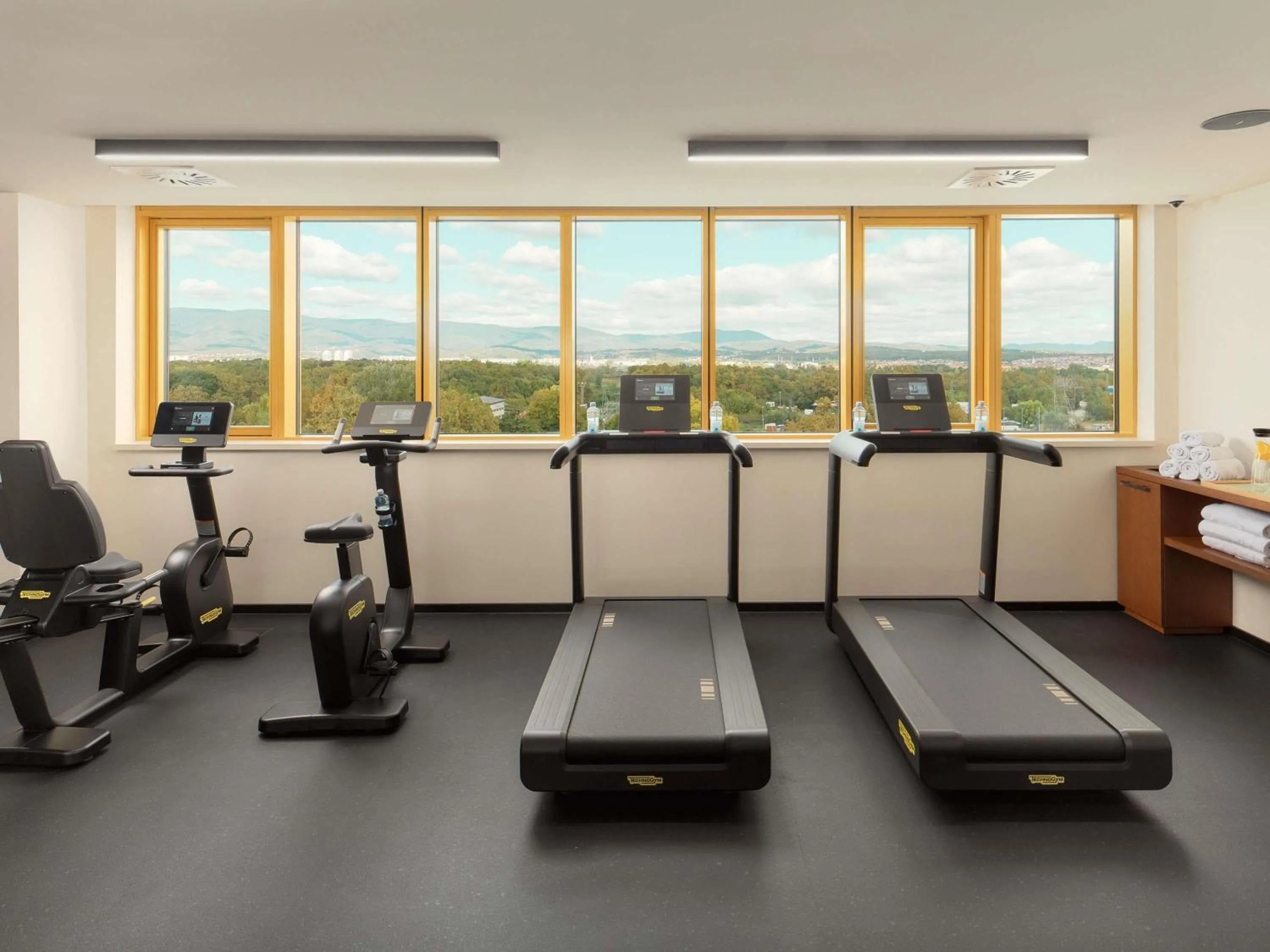 Fitness centre/facilities in Novotel Zagreb